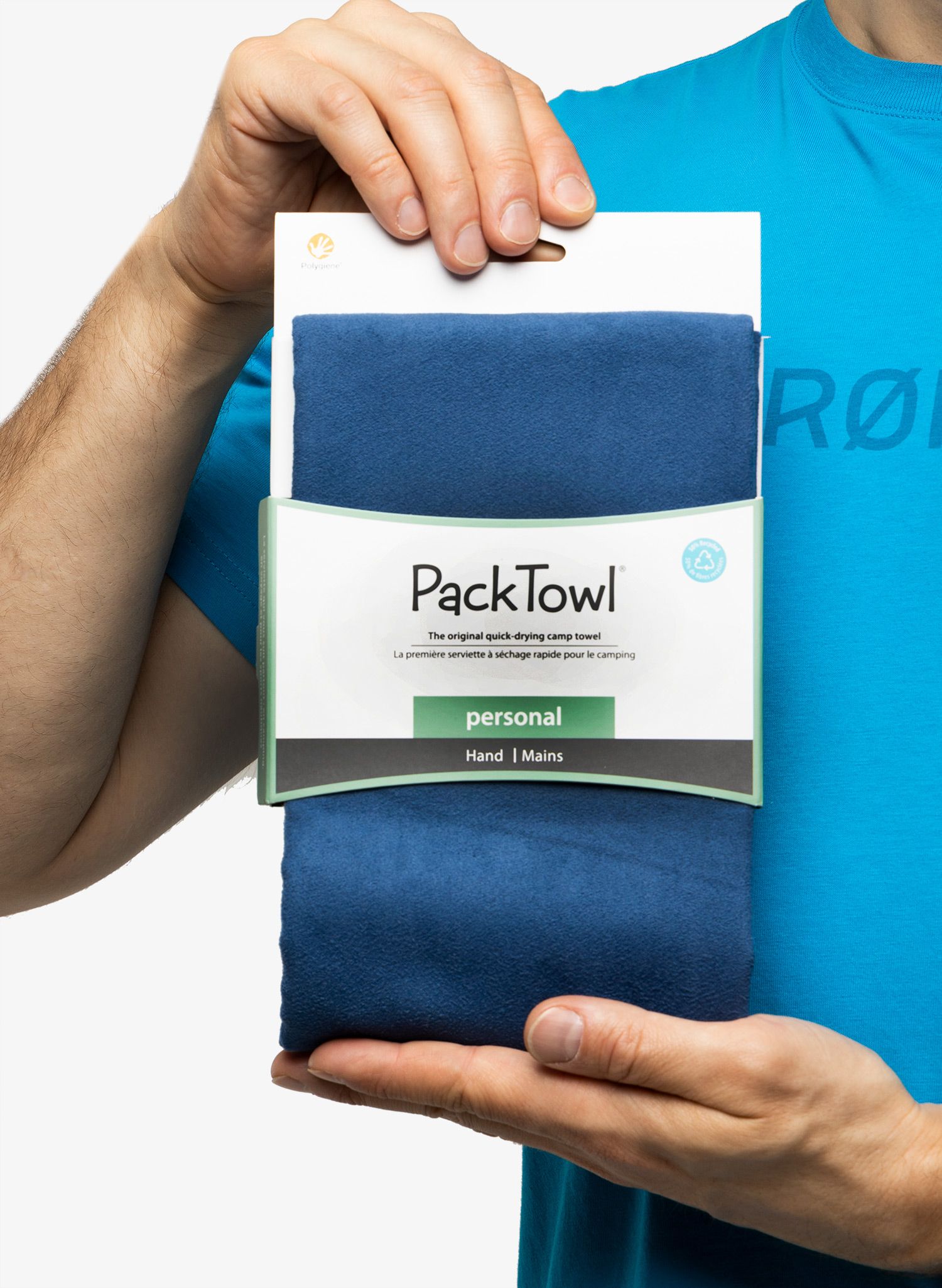 Rychleschnoucí ručník PackTowl Personal Hand - midnight