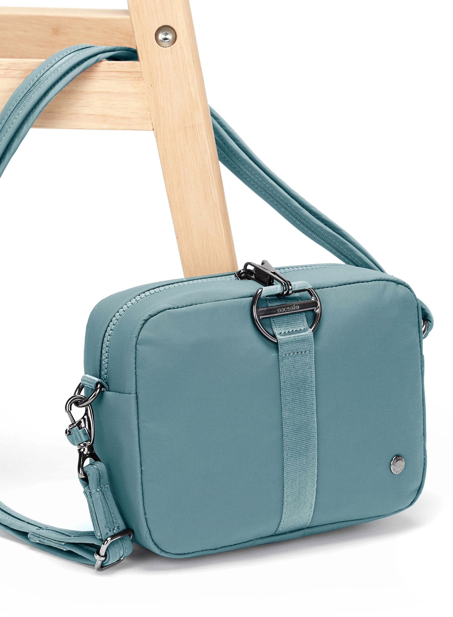 Kapsička na krk Pacsafe CX Square Crossbody - fresh mint