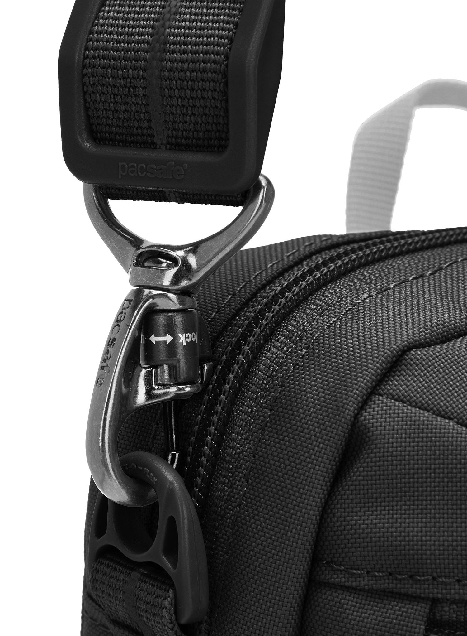 Kapsička na krk Pacsafe Go Festival Crossbody - jet black