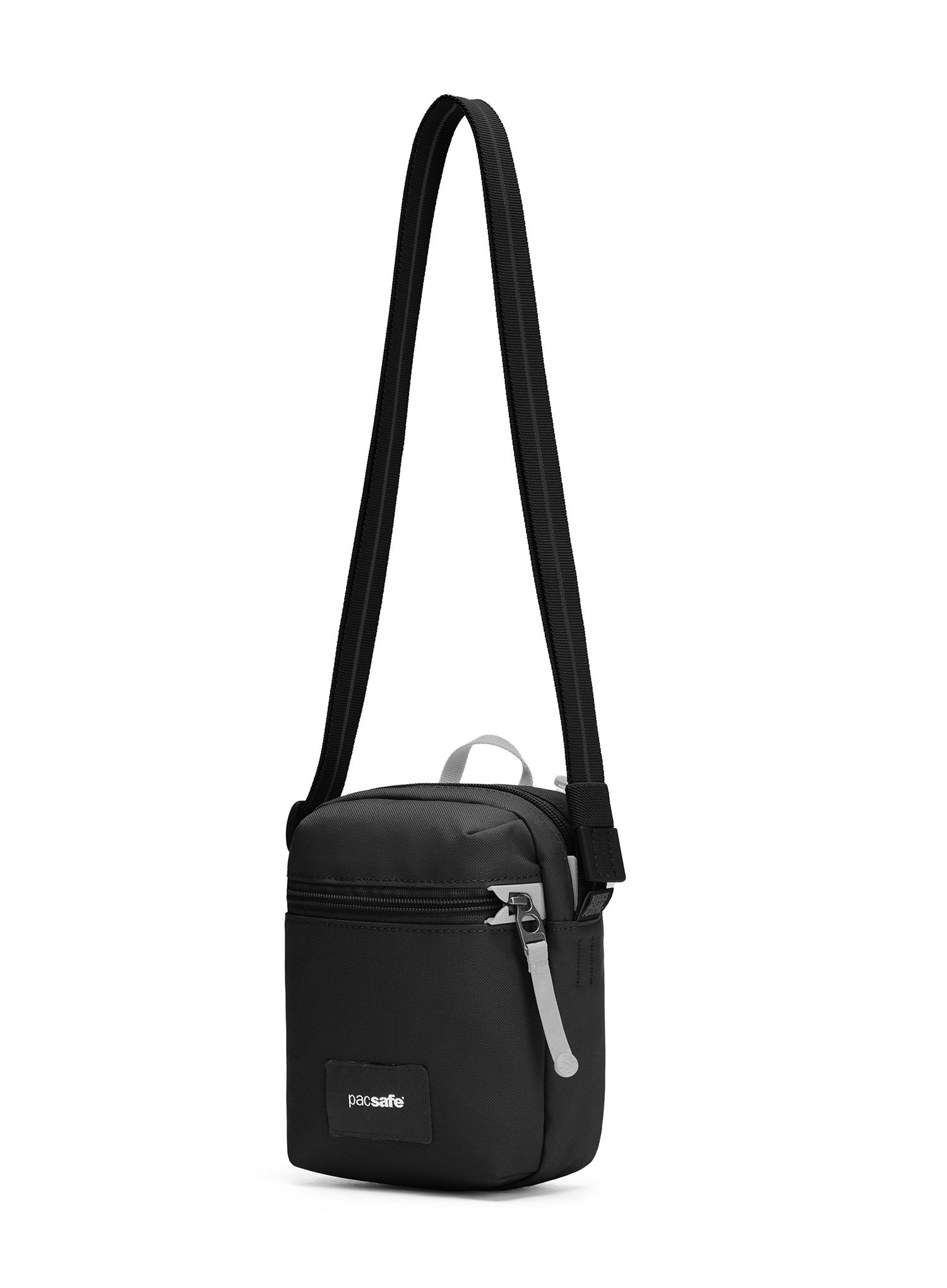 Kapsička na krk Pacsafe Go Micro Crossbody - jet black