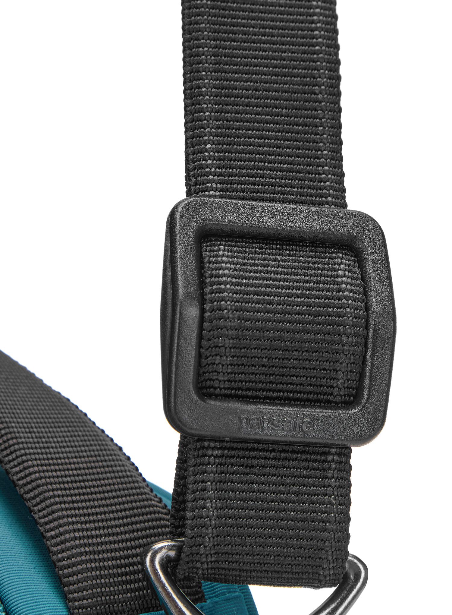 Kapsička na krk Pacsafe LS100 Crossbody - tidal teal