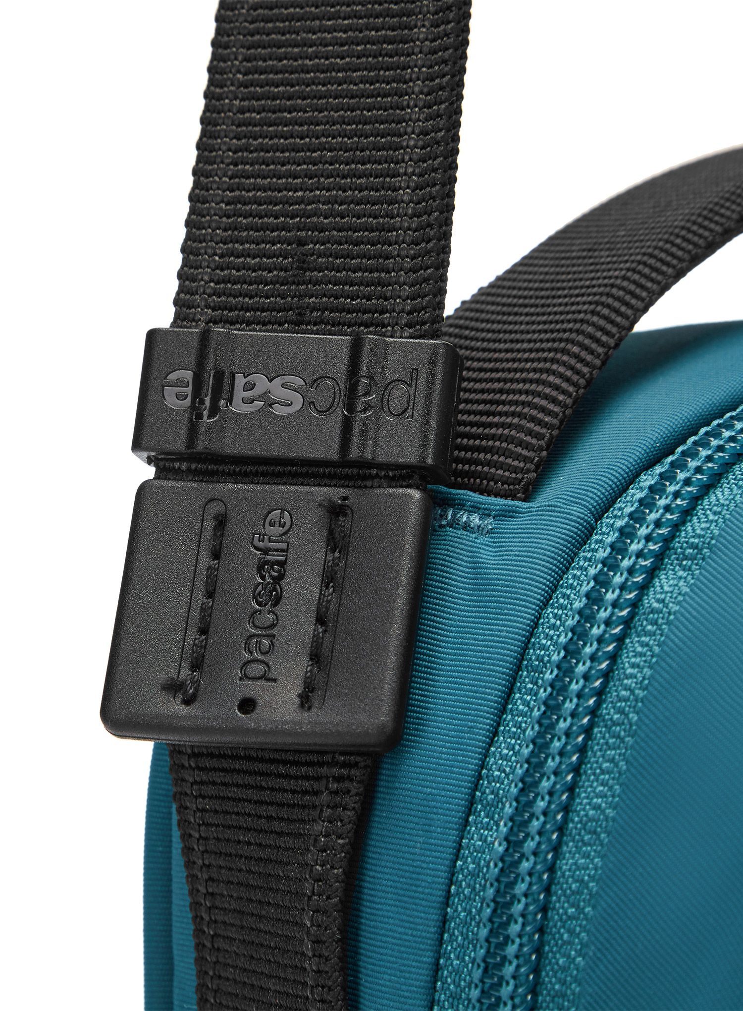 Kapsička na krk Pacsafe LS100 Crossbody - tidal teal