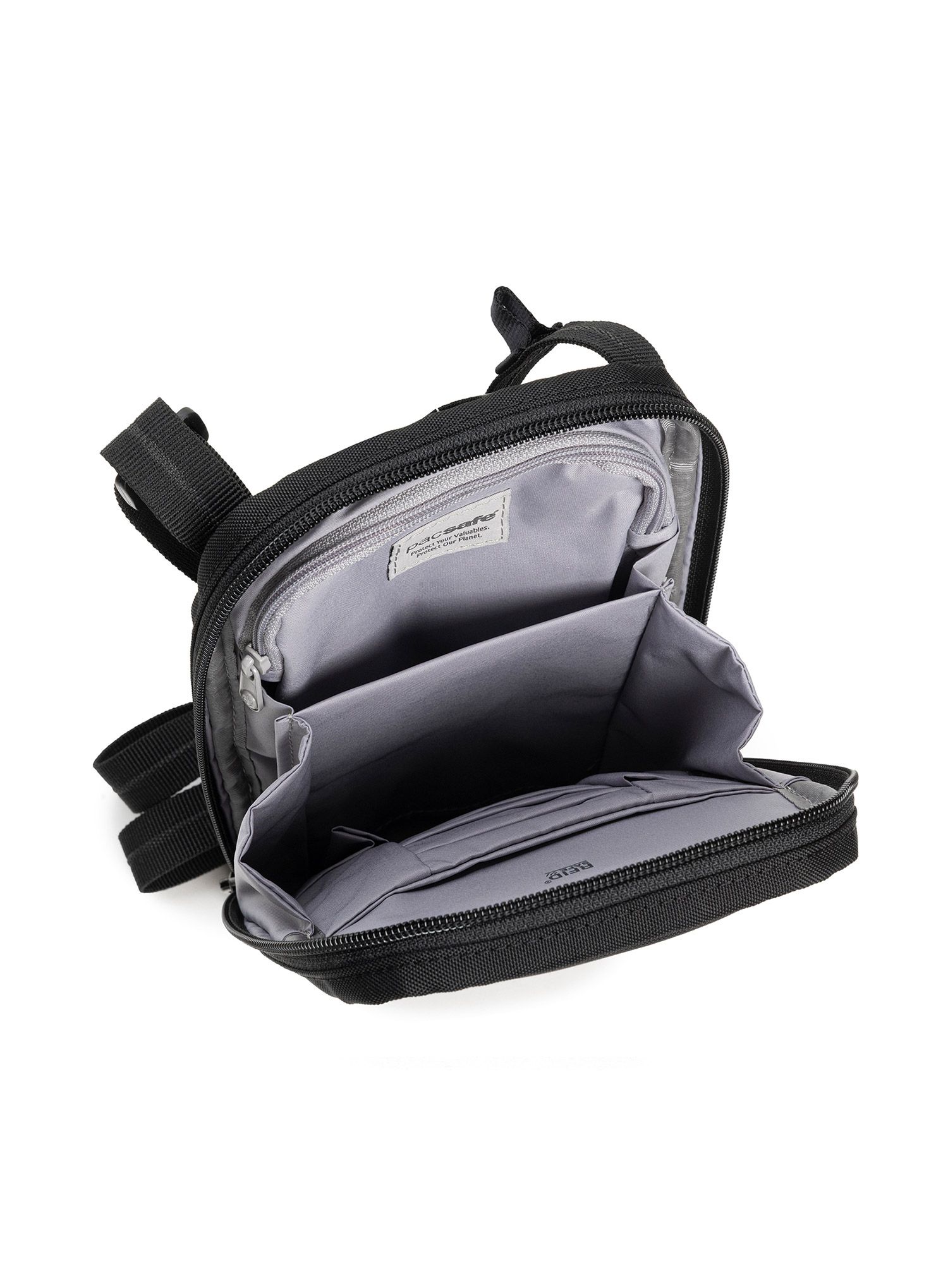 Kapsička na krk Pacsafe RFIDsafe Tech Crossbody - black