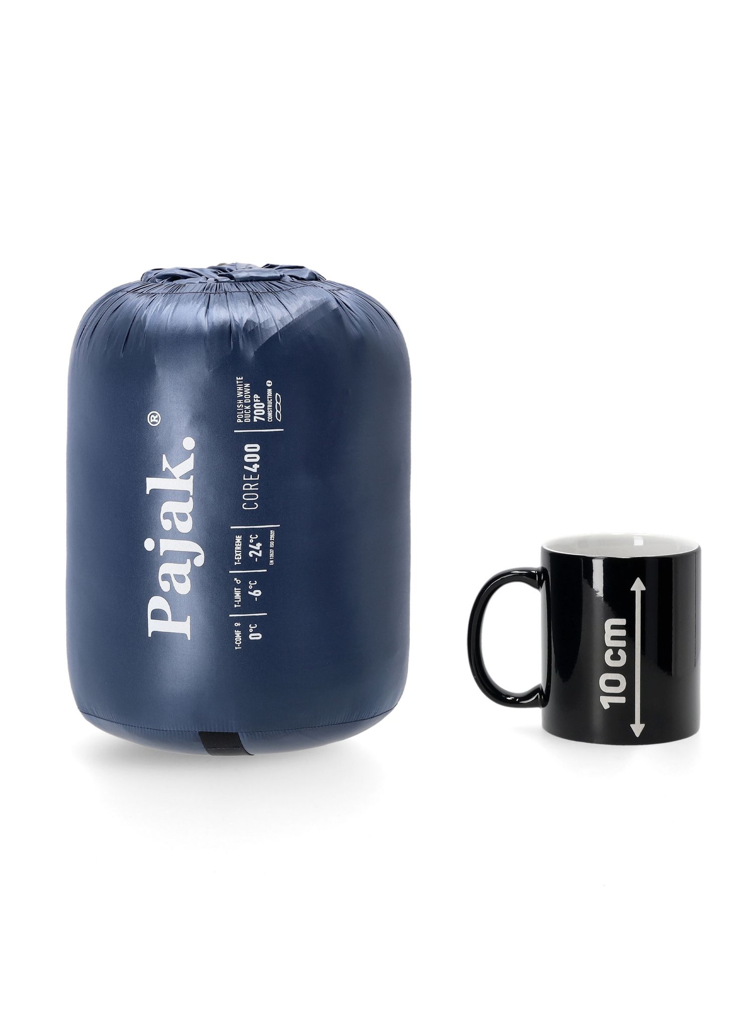 Péřový spacák Pajak Core 400 (165 cm) - navy