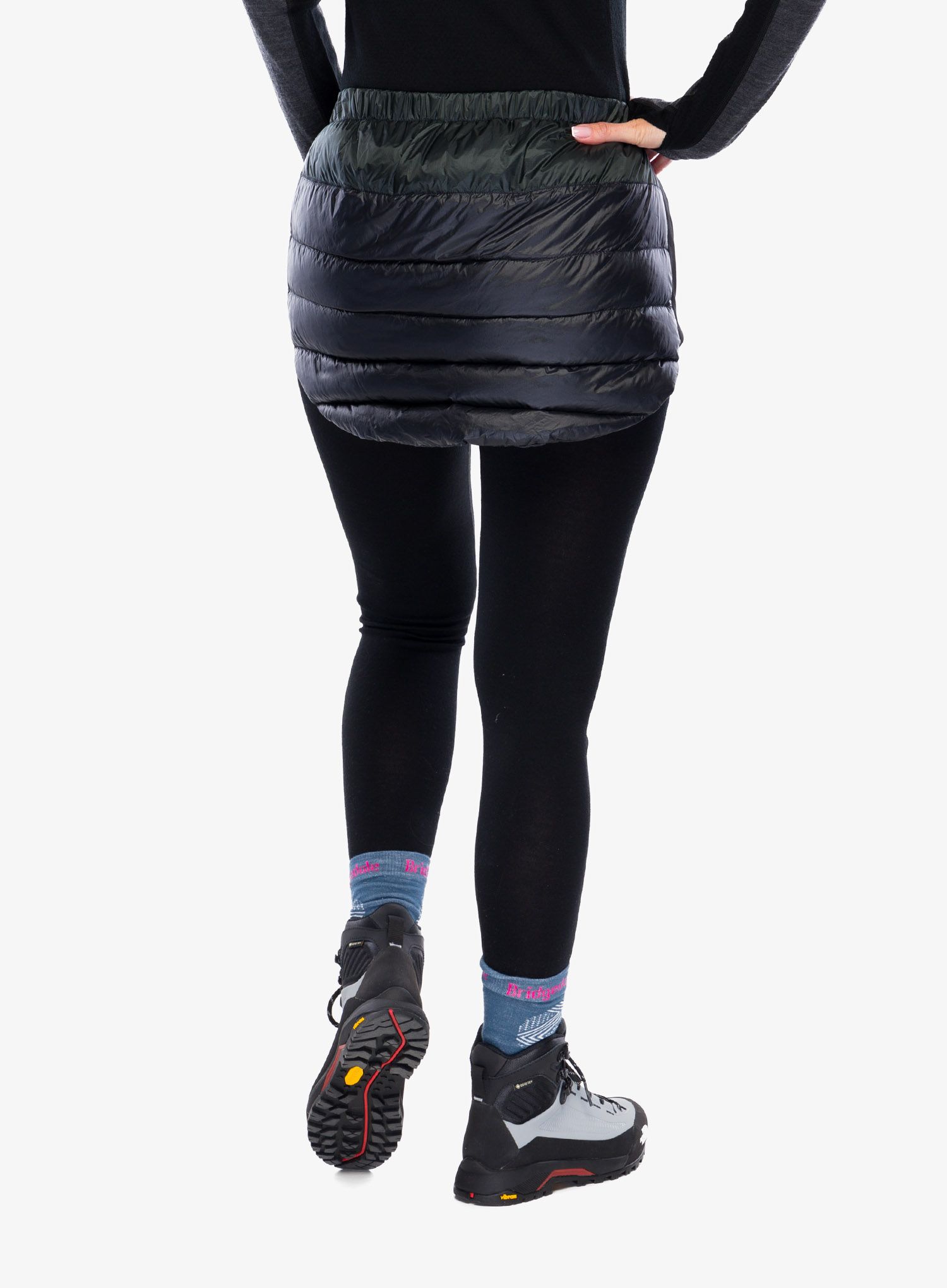 Zateplená sukně Pajak Mini Skirt - black