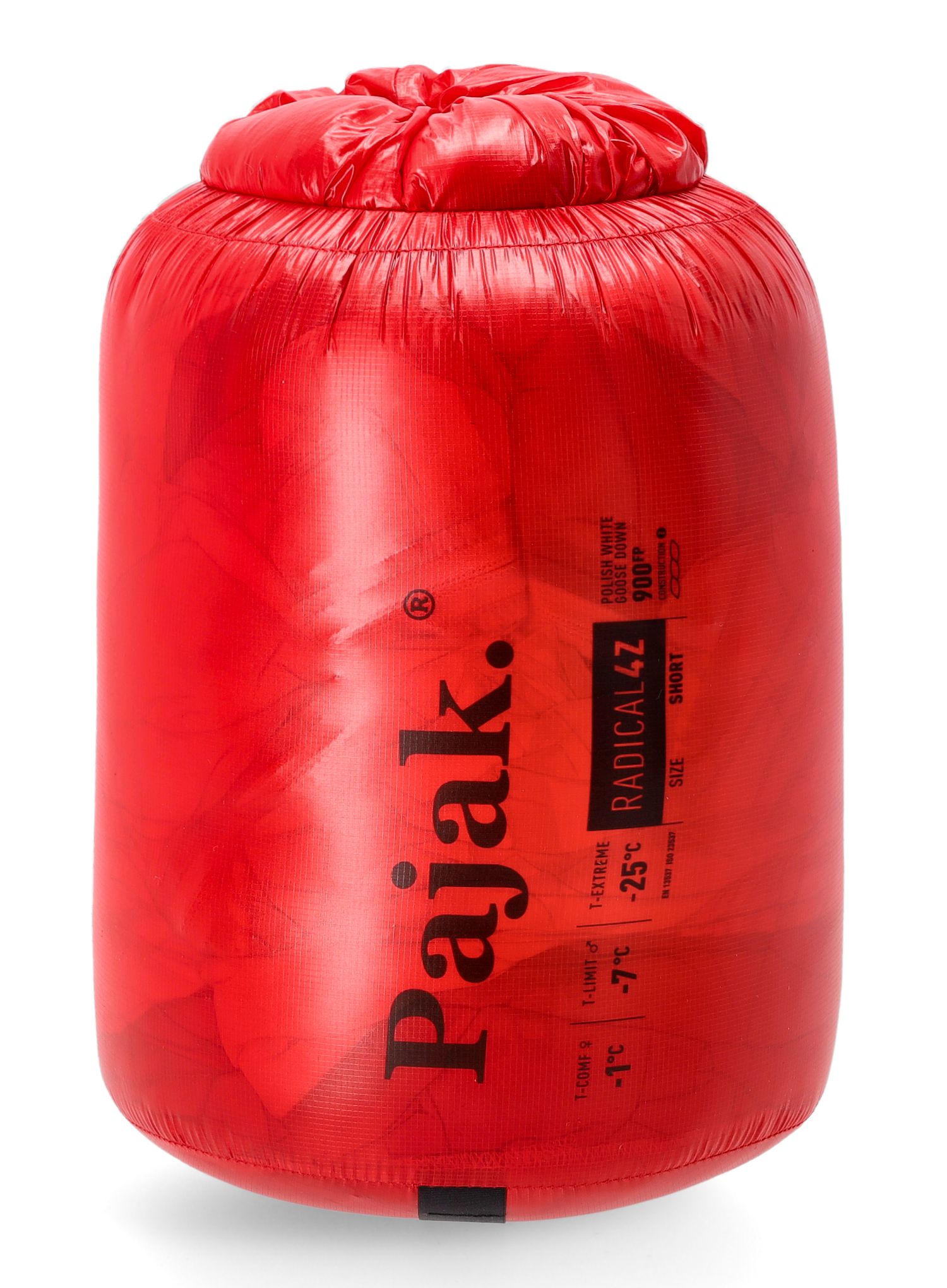 Perovy spacák Pajak Radical 4Z (165 cm) - red