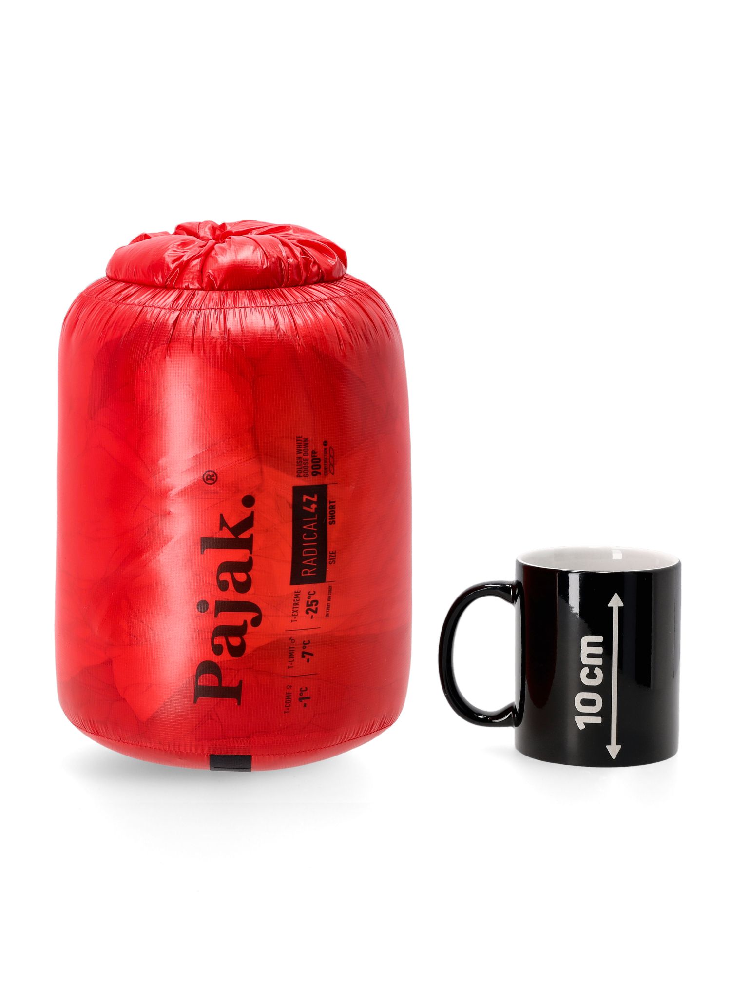 Perovy spacák Pajak Radical 4Z (165 cm) - red