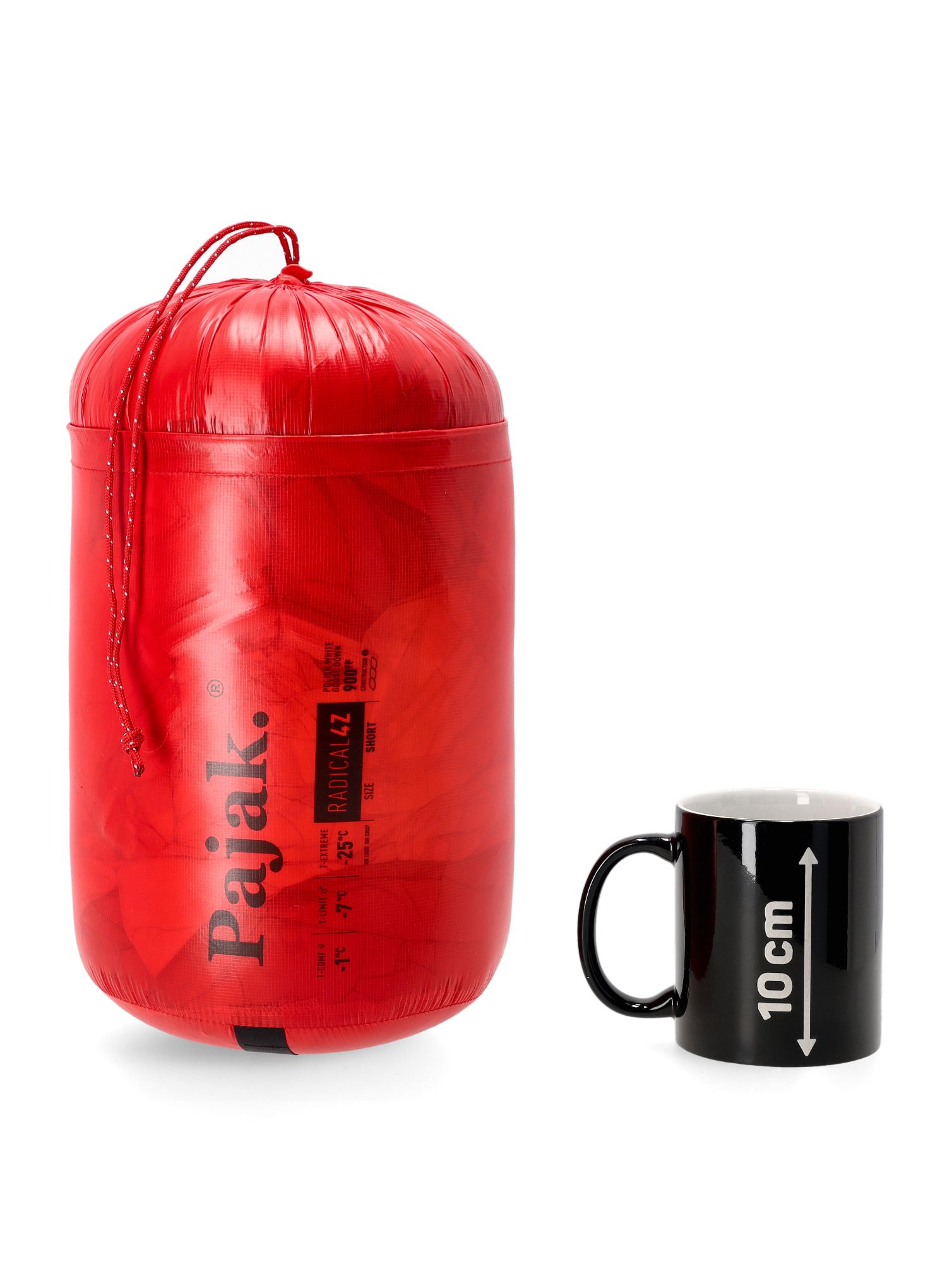 Perovy spacák Pajak Radical 4Z (165 cm) - red