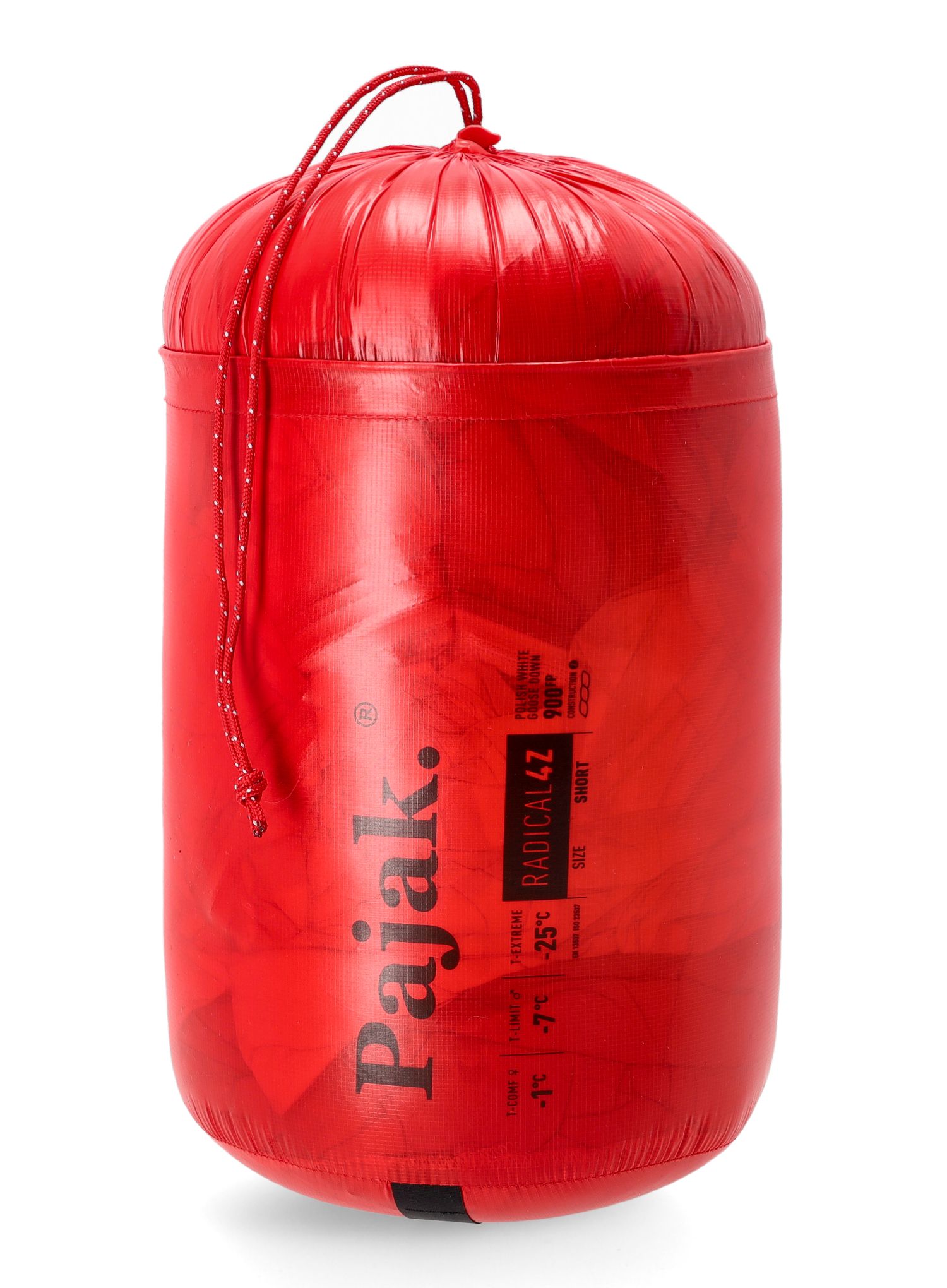 Perovy spacák Pajak Radical 4Z (165 cm) - red