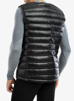 Péřová vesta Pajak Shadow V-Neck - black