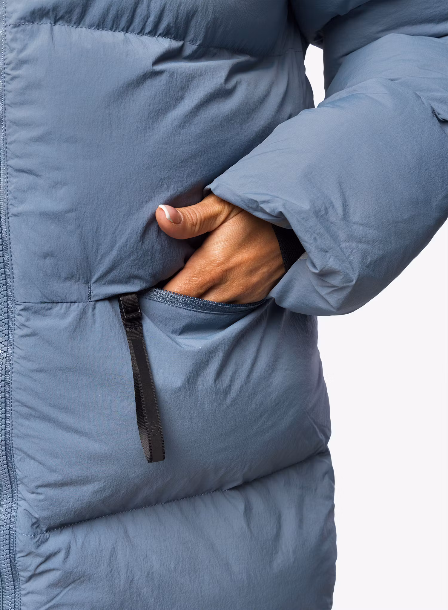 Dámská zimní parka Didriksons Nomi Parka - glacial blue
