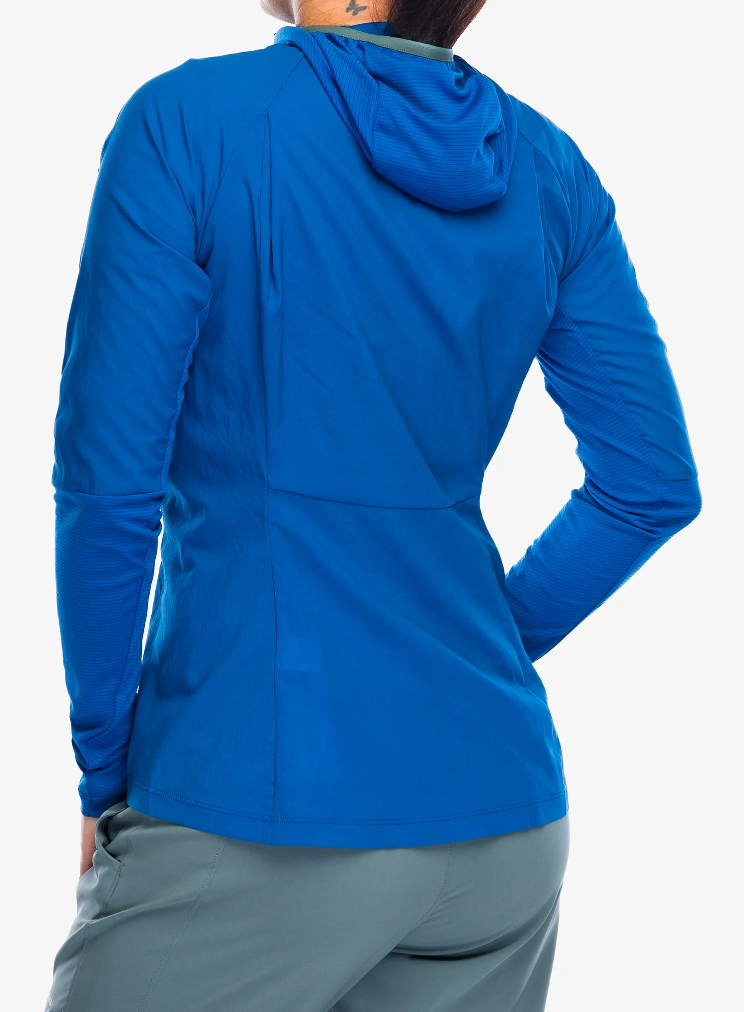 Bunda na běhání dámská Patagonia Airshed Pro Pullover - endles blue