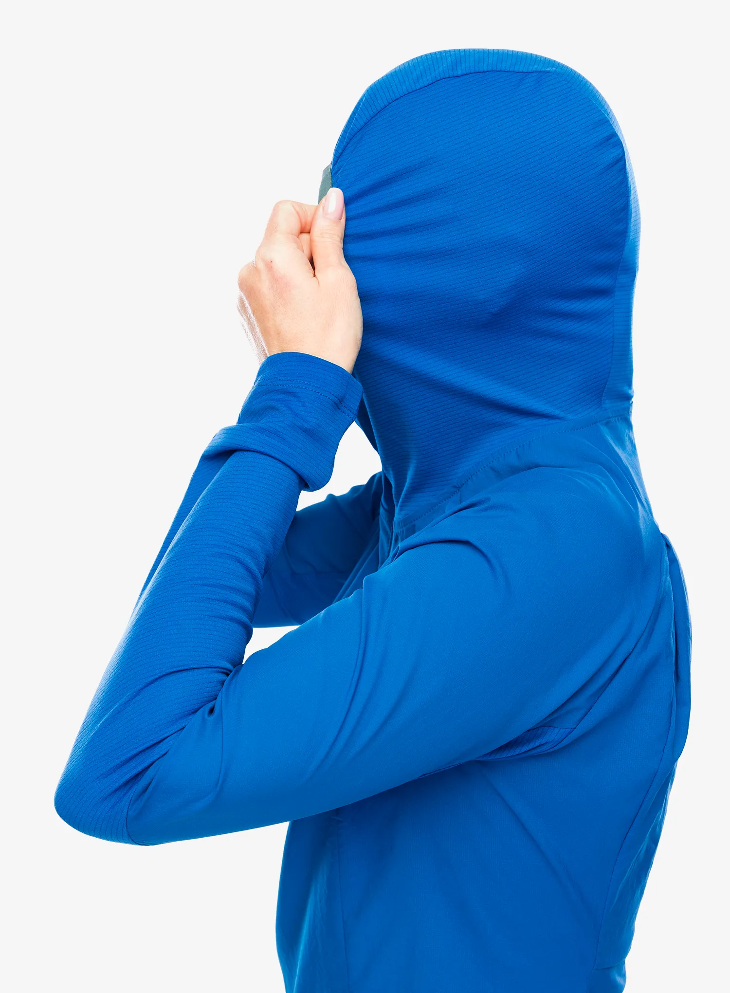 Bunda na běhání dámská Patagonia Airshed Pro Pullover - endles blue