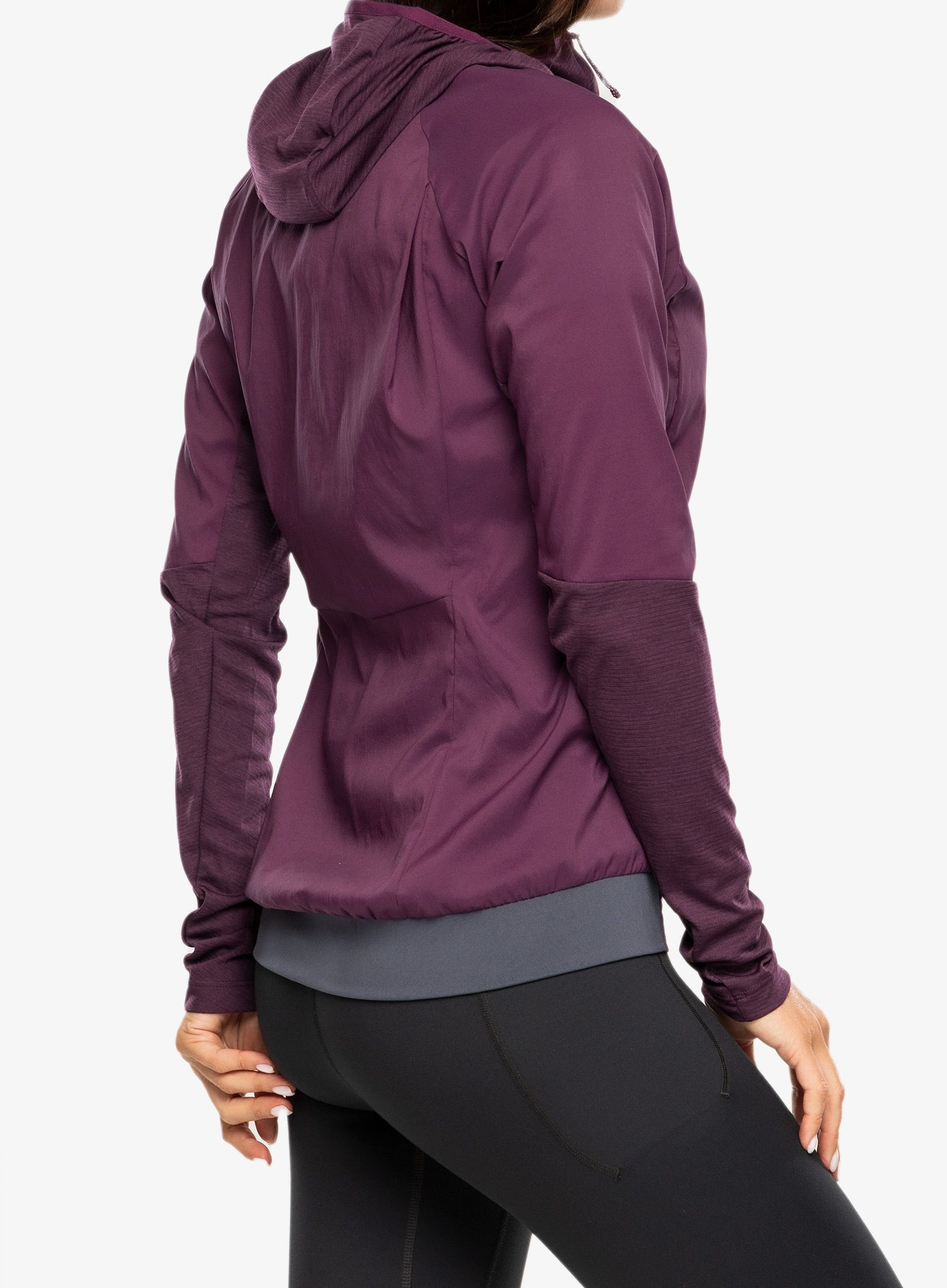 Bunda na běhání dámská Patagonia Airshed Pro Pullover - night plum