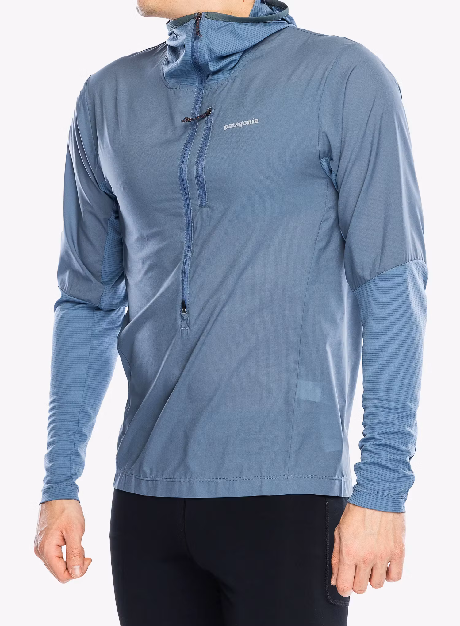 Bunda na běhání Patagonia Airshed Pro Pullover - utility blue