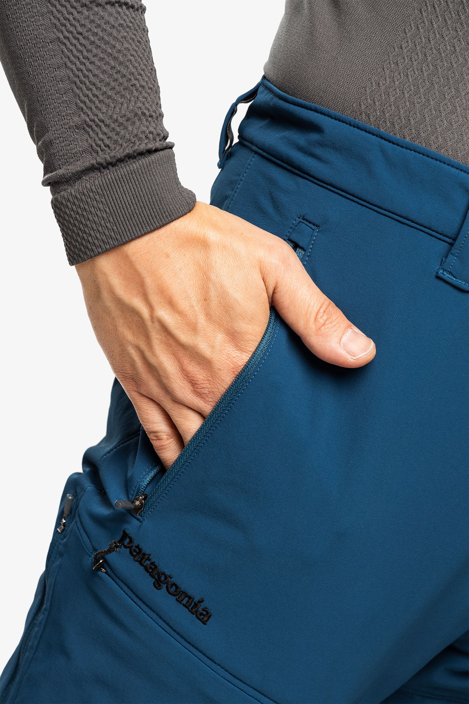 Kalhoty Patagonia Alpine Guide Pants - lagom blue