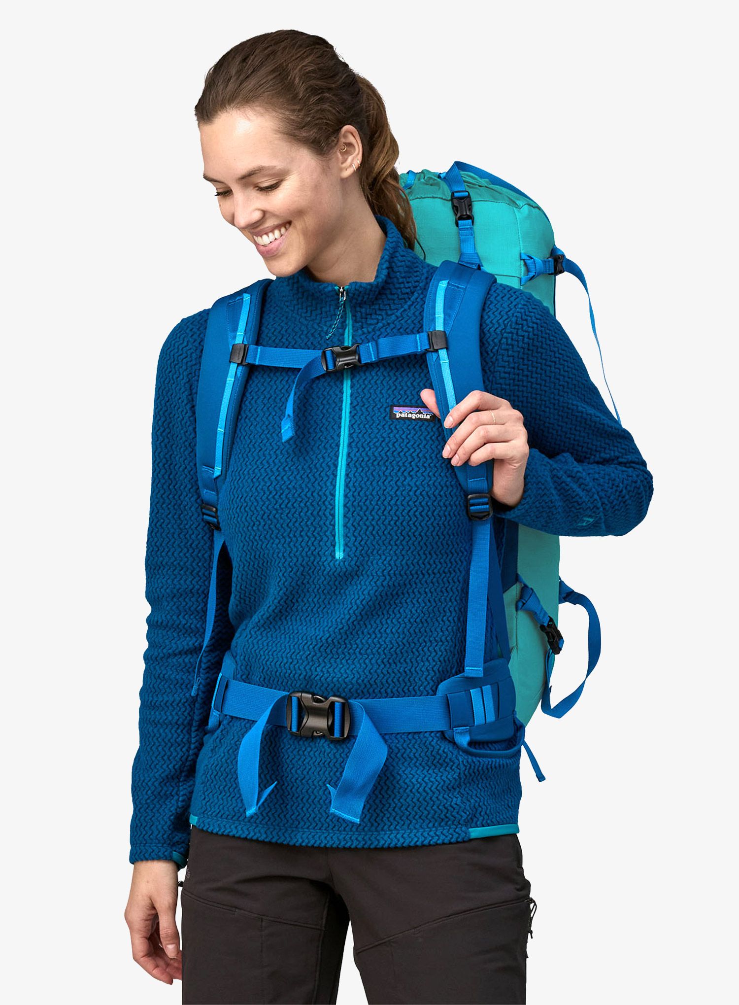 Lezecký batoh Patagonia Ascensionist 35L - subtidal blue
