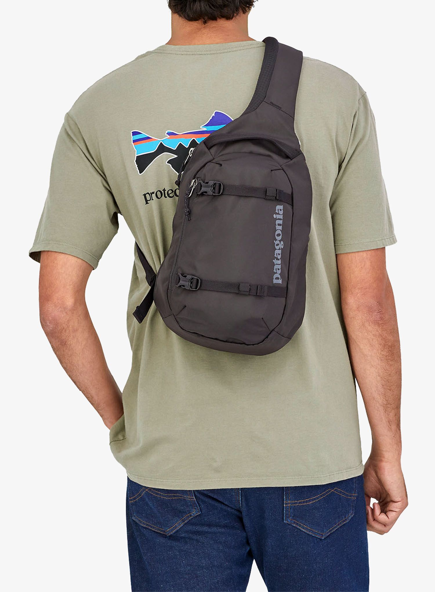 Městský batoh Patagonia Atom Sling 8L - black
