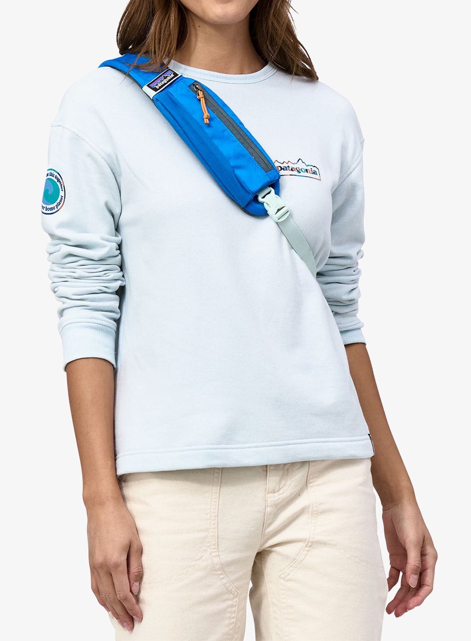 Městský batoh Patagonia Atom Sling 8L - patchwork/vessel blue