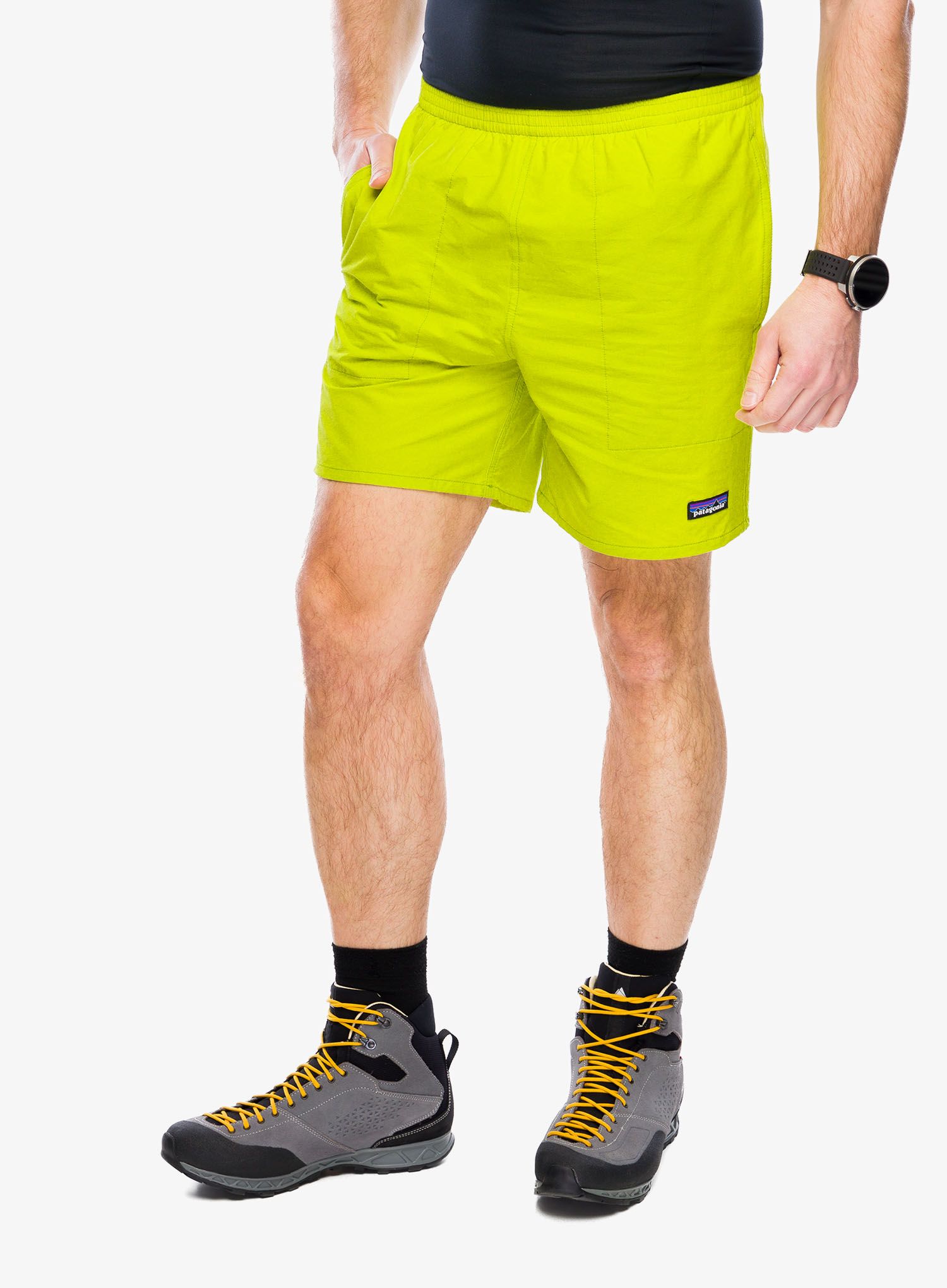 Pánské kraťasy Patagonia Baggies Lights 6,5 - phosphorus green