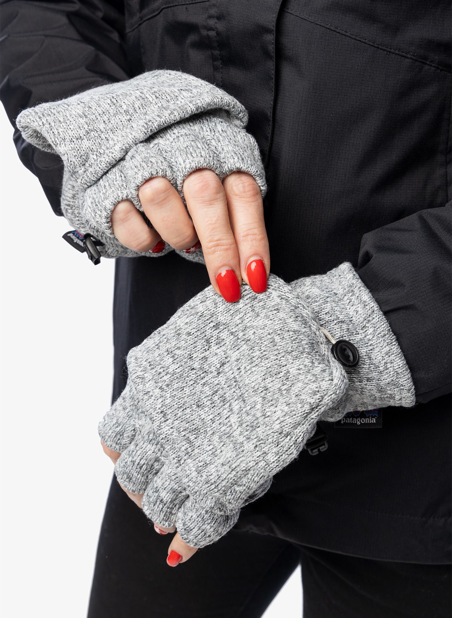 Fleecové rukavice Patagonia Better Sweater Gloves - birch white