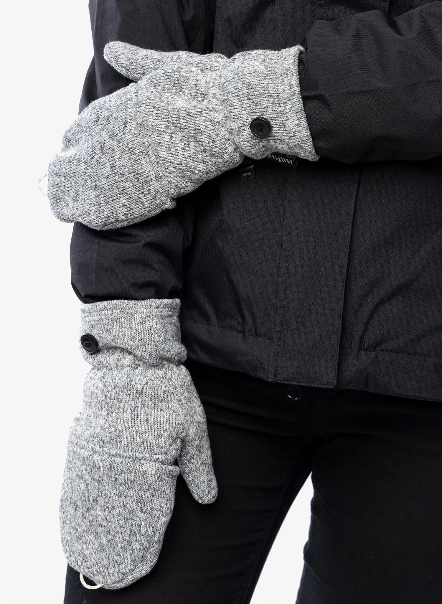 Fleecové rukavice Patagonia Better Sweater Gloves - birch white