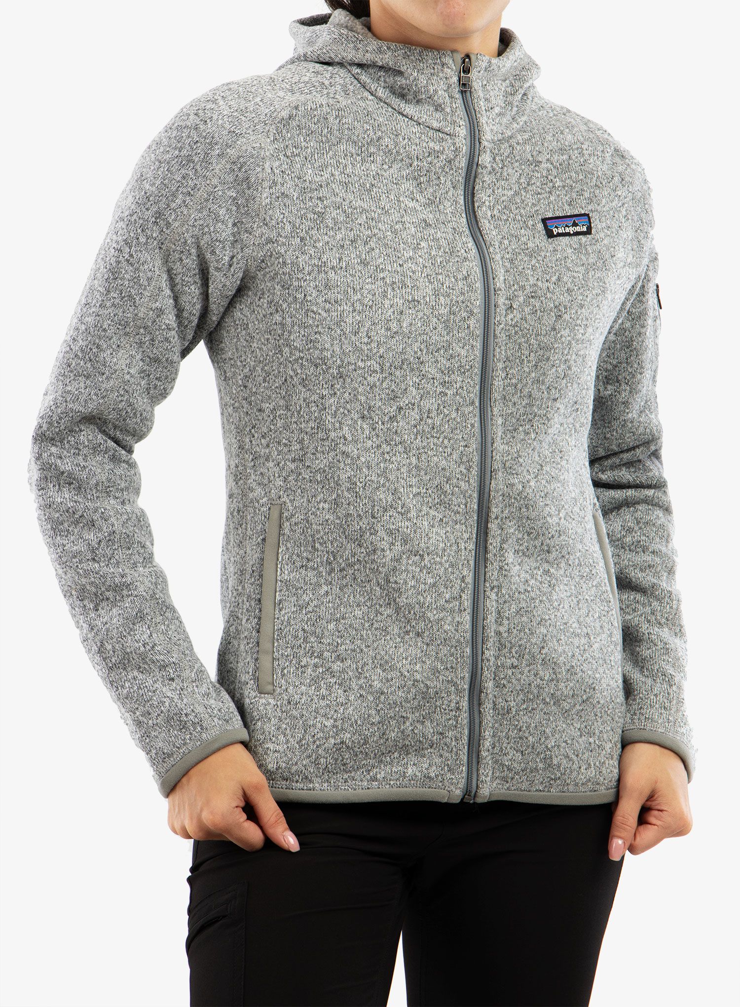 Dámská fleecová bunda Patagonia Better Sweater Hoody - birch white