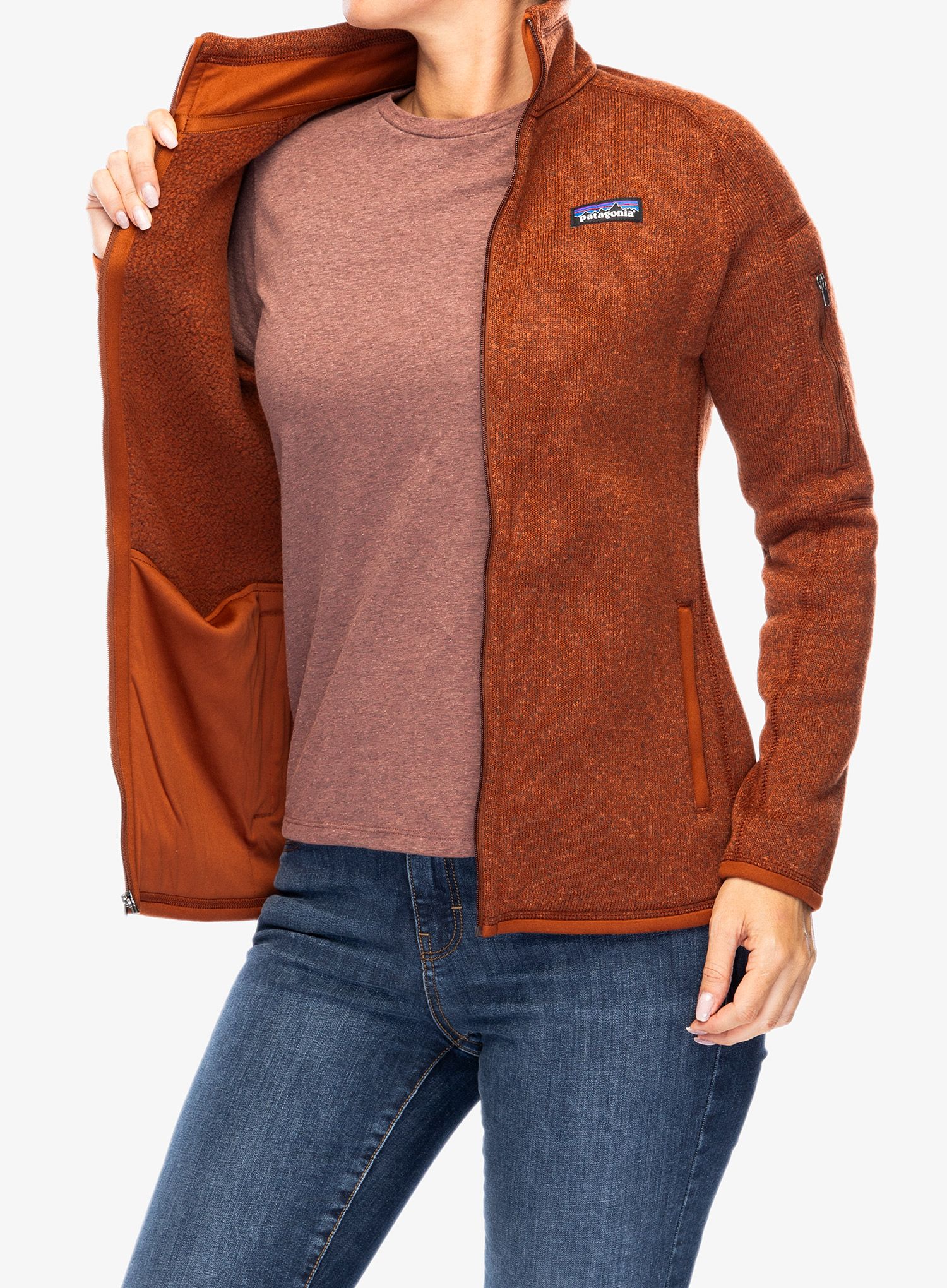 Fleecová mikina dámská Patagonia Better Sweater Jacket - burnished red