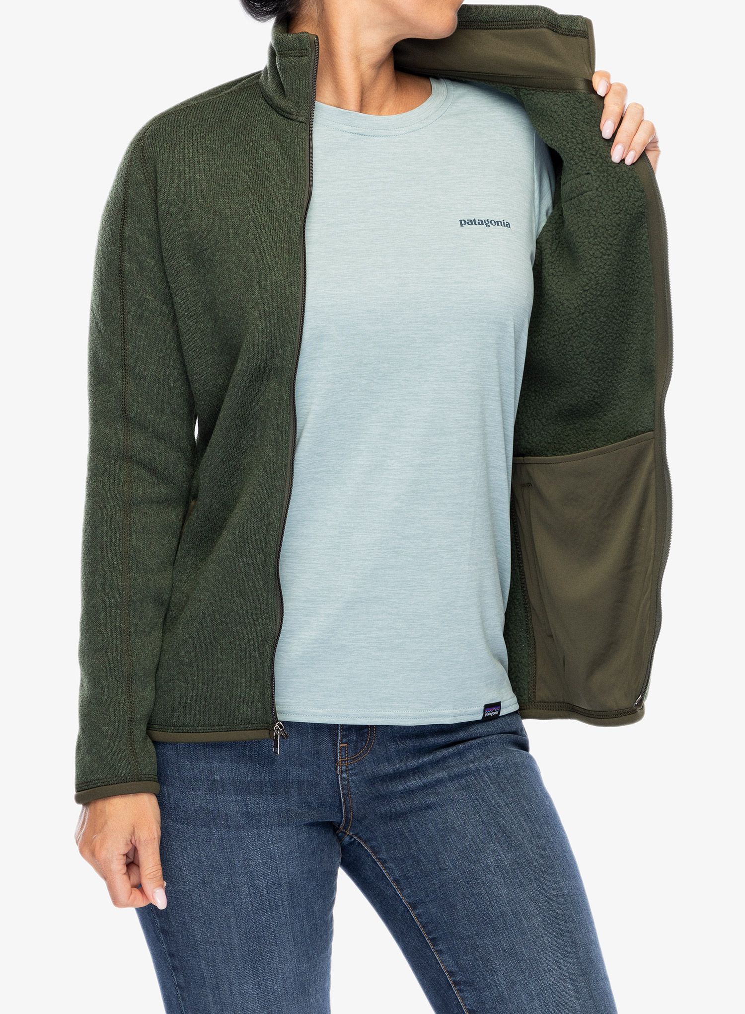 Fleecová mikina dámská Patagonia Better Sweater Jacket - torrey pine green