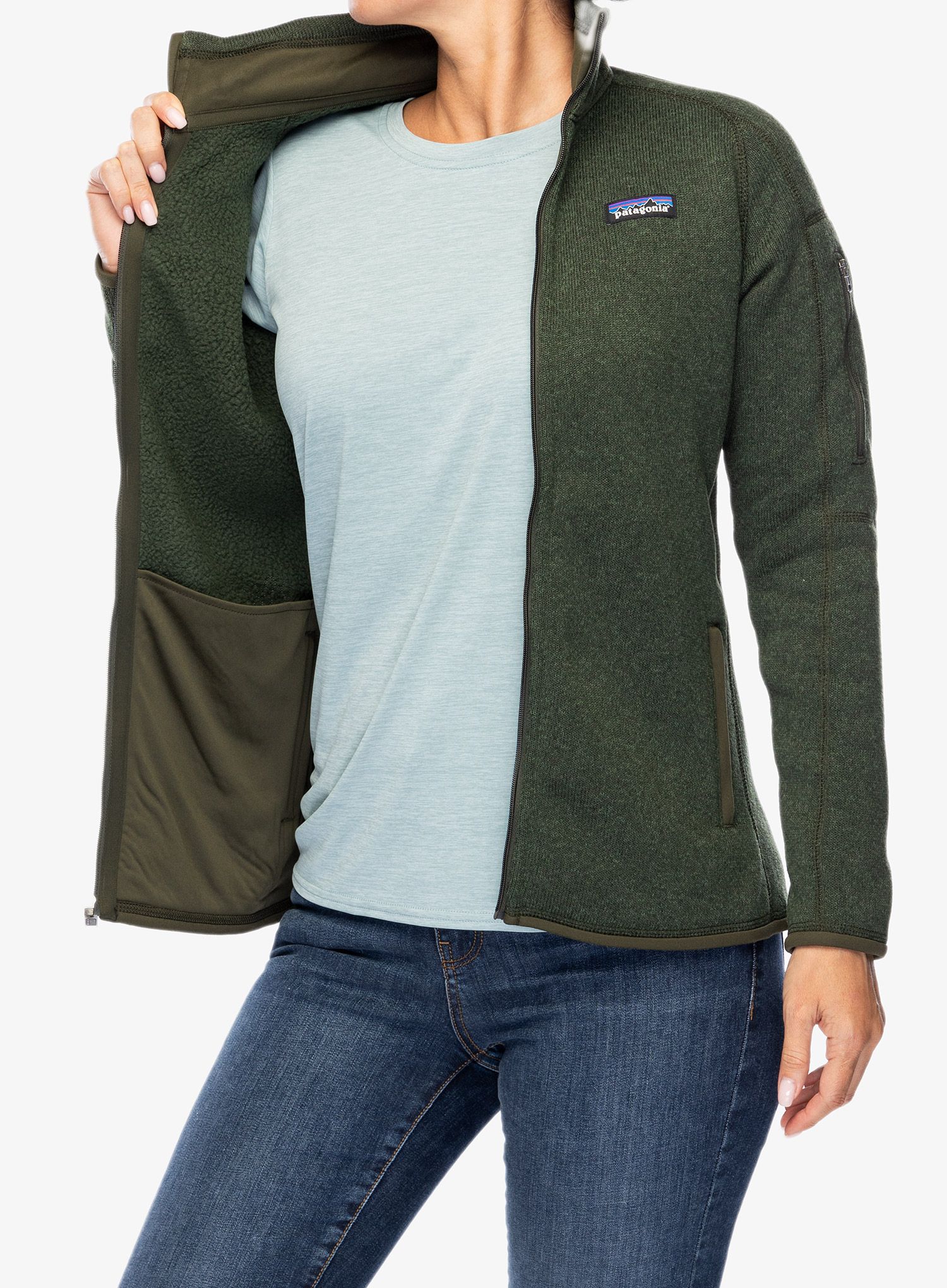 Fleecová mikina dámská Patagonia Better Sweater Jacket - torrey pine green