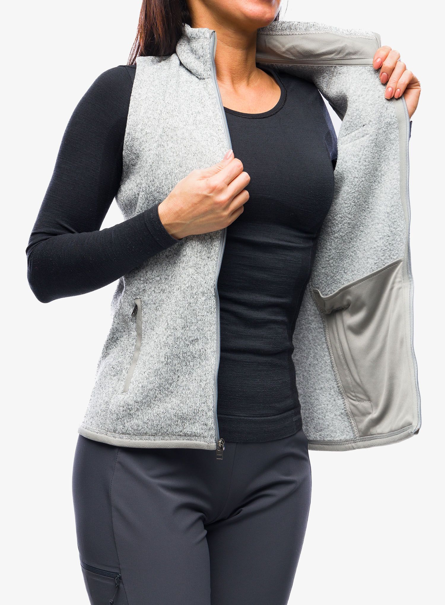 Dámská vesta Patagonia Better Sweater Vest - birch white