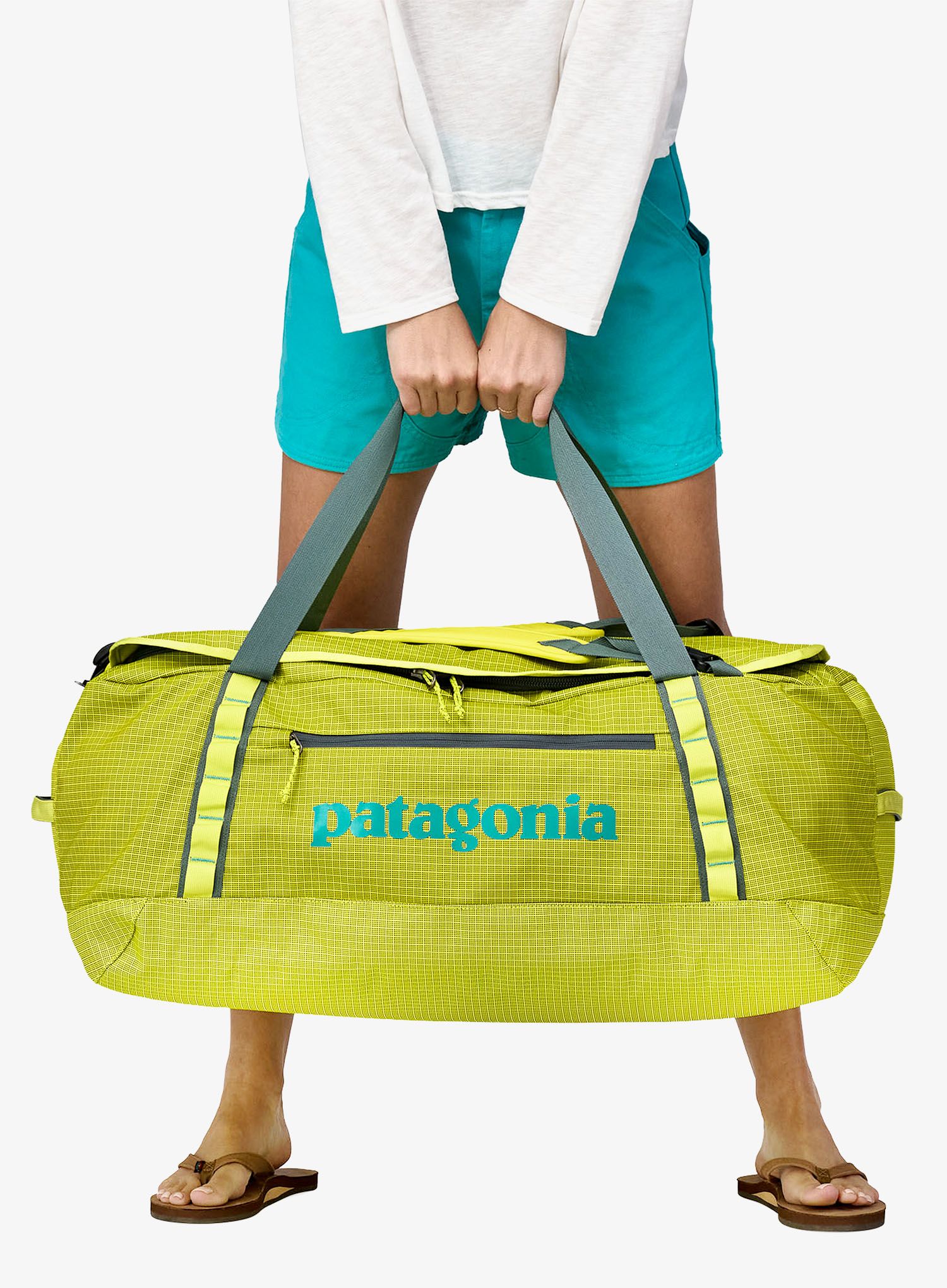 Cestovní taška Patagonia Black Hole Duffel 70L - phosphorus green