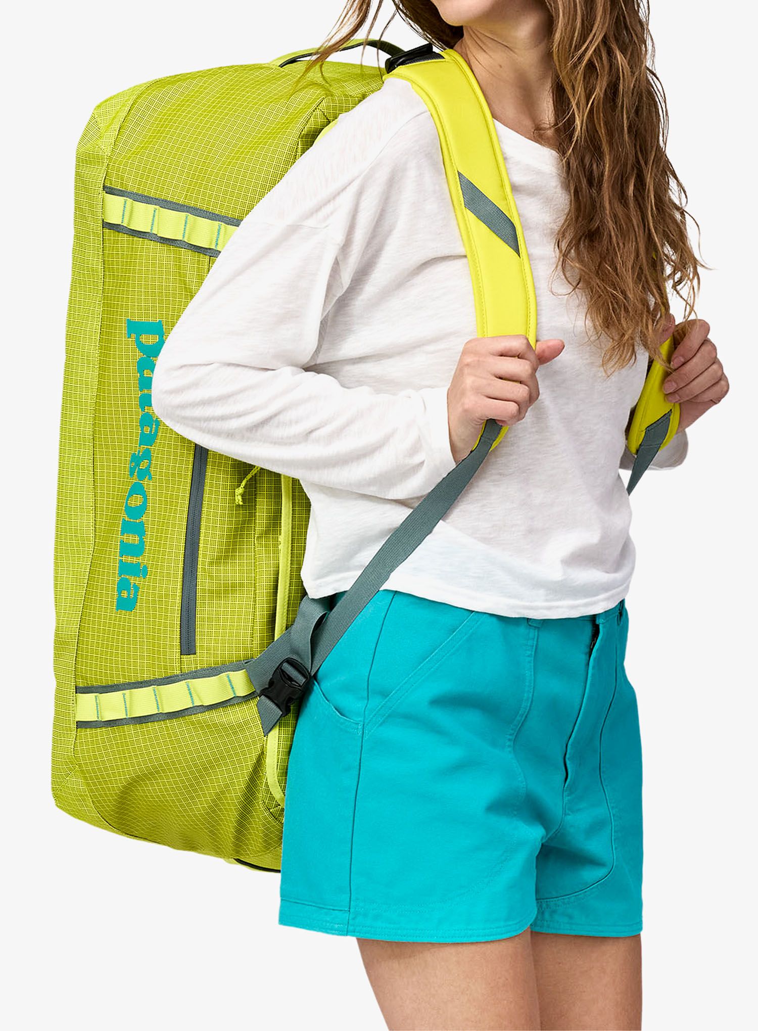 Cestovní taška Patagonia Black Hole Duffel 70L - phosphorus green