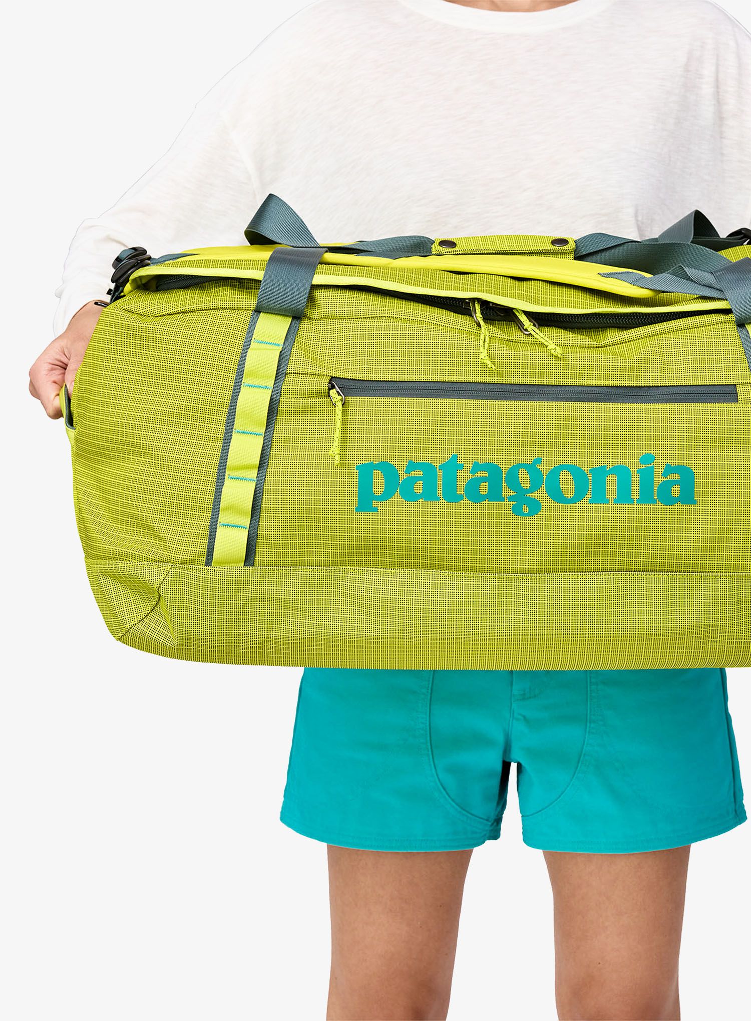 Cestovní taška Patagonia Black Hole Duffel 70L - phosphorus green