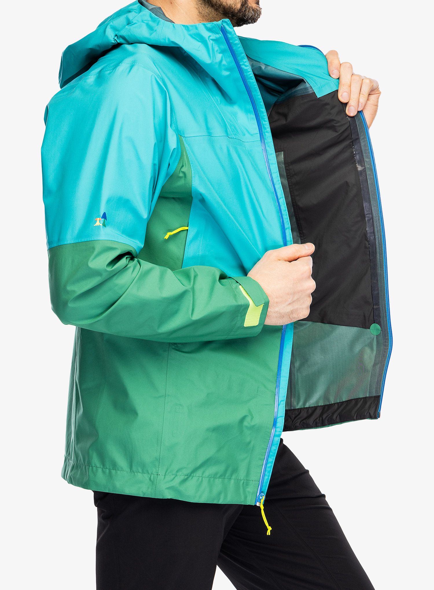 Bunda s membránou Patagonia Boulder Fork Rain Jacket - gather green
