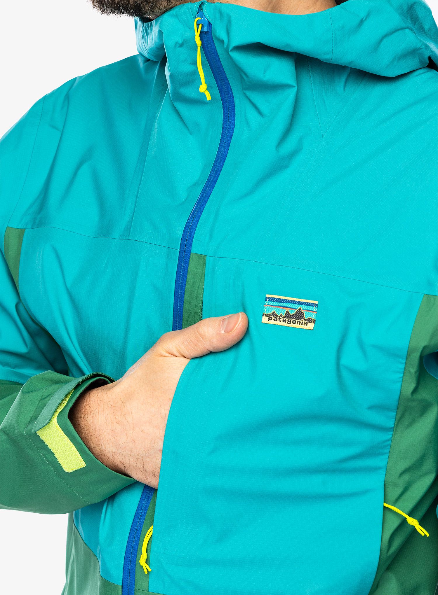 Bunda s membránou Patagonia Boulder Fork Rain Jacket - gather green