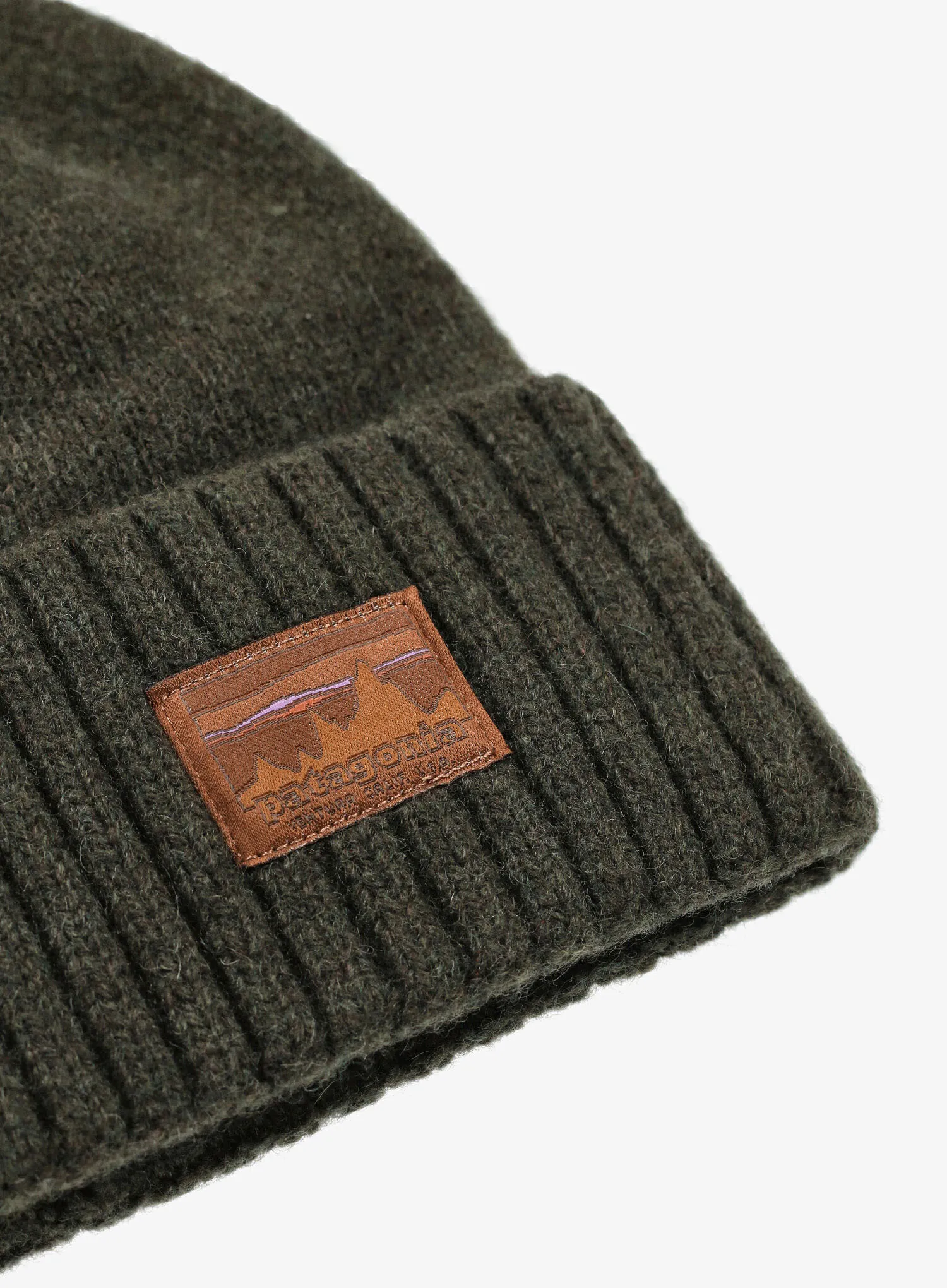 Zimní čepice Patagonia Brodeo Beanie - skyline pine needle green