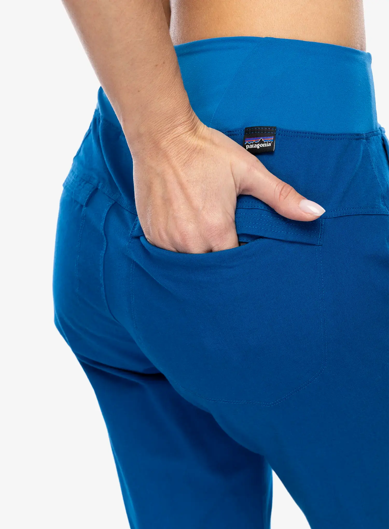 Lezecké kalhoty dámské Patagonia Caliza Rock Pants - endles blue