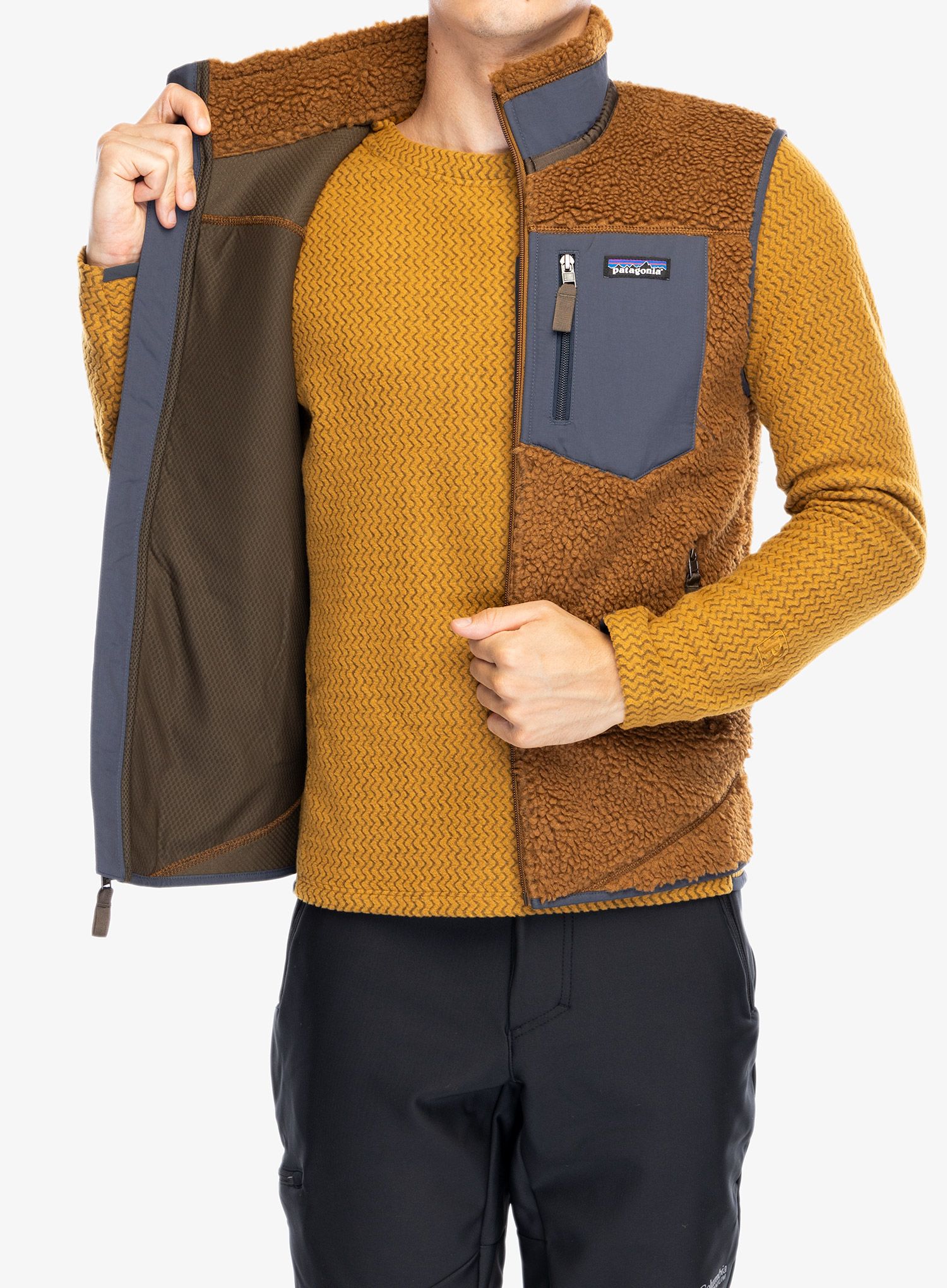 Vesta Patagonia Calssic Retro-X Vest - shelter brown