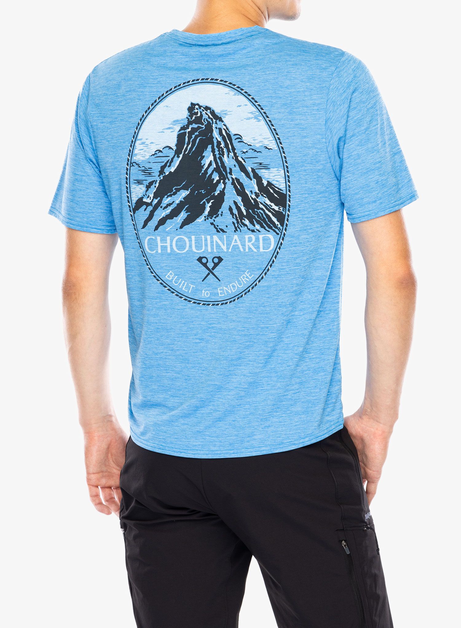 Tričko s potiskem Patagonia Cap Cool Daily Graphic Shirt Lands - chouinard crest vessel blue