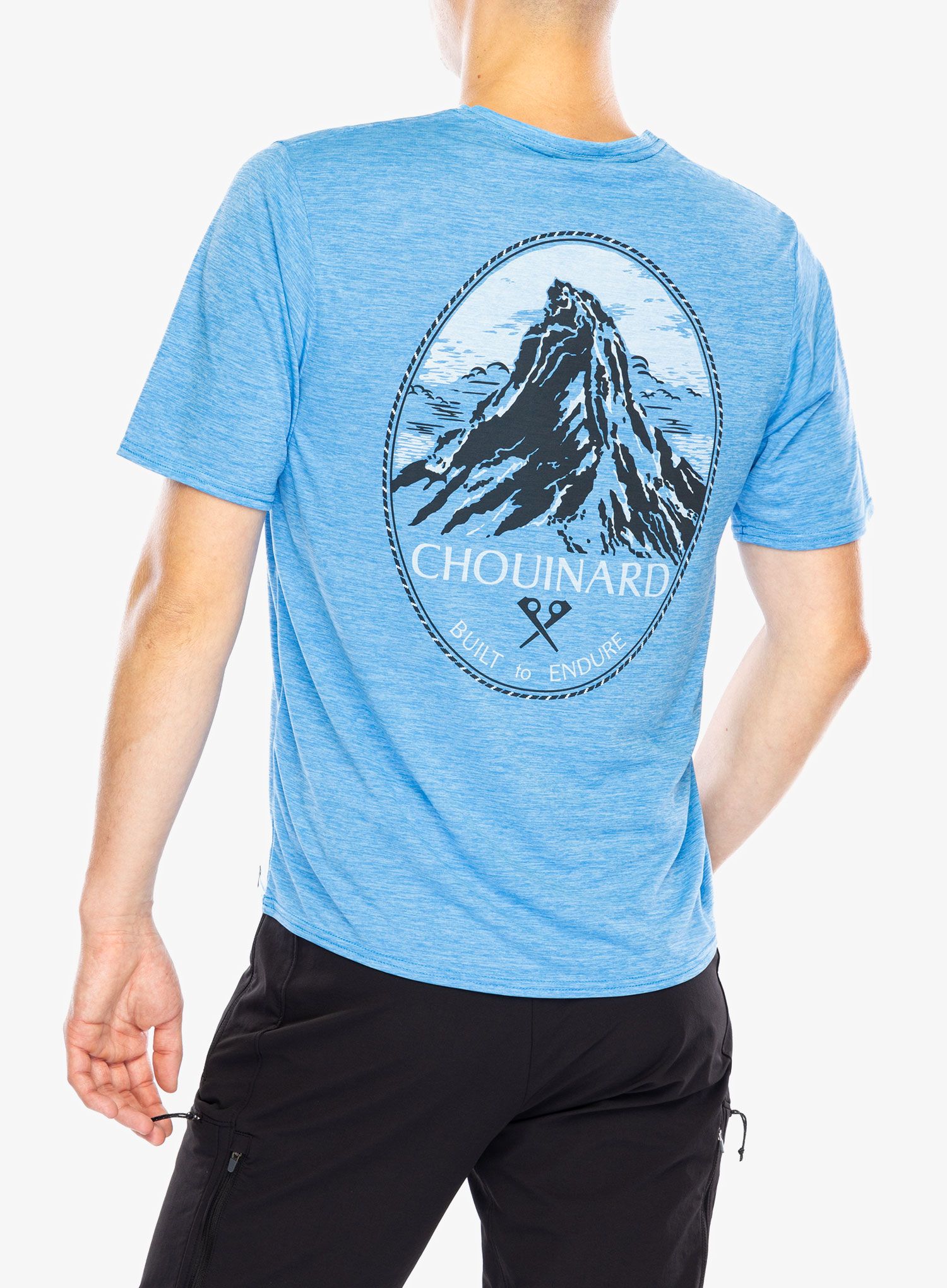 Tričko s potiskem Patagonia Cap Cool Daily Graphic Shirt Lands - chouinard crest vessel blue