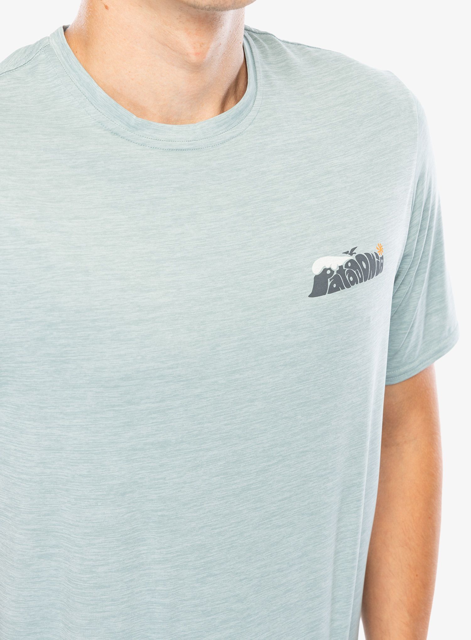 Rychleschnoucí triko Patagonia Cap Cool Daily Graphic Shirt Waters - seadaze/thermal blue x-dye