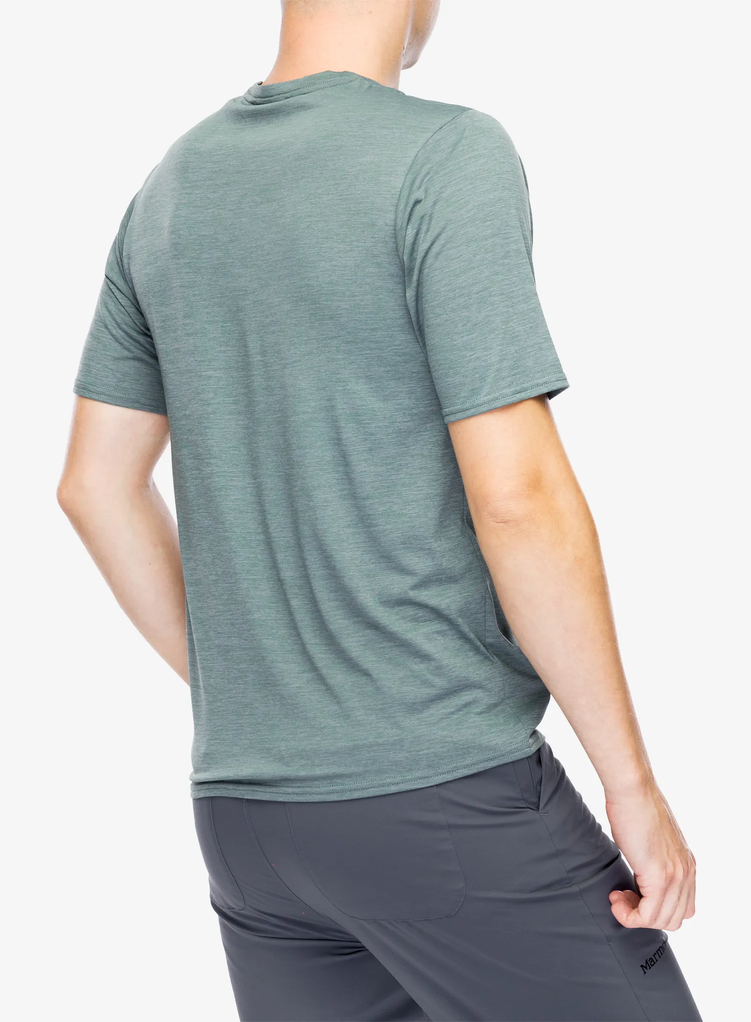 Rychleschnoucí triko Patagonia Cap Cool Daily Graphic Shirt - 73 text logo nouveau green