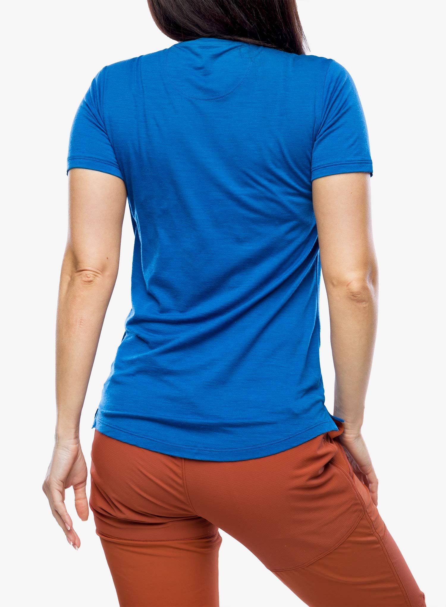Merino triko dámské Patagonia Cap Cool Merino Graphic Shirt - 73 skyline/blue