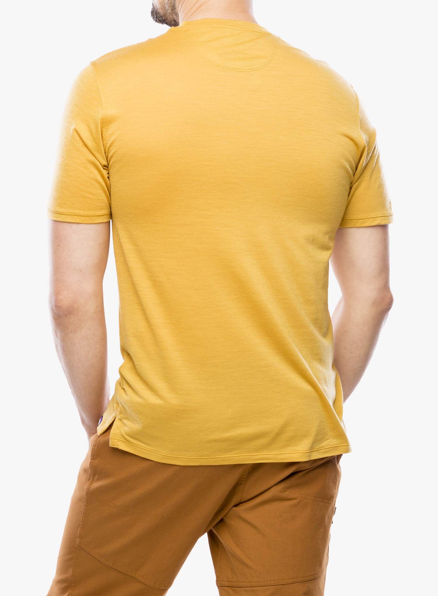 Merino triko Patagonia Cap Cool Merino Graphic Shirt - fitz roy/gold