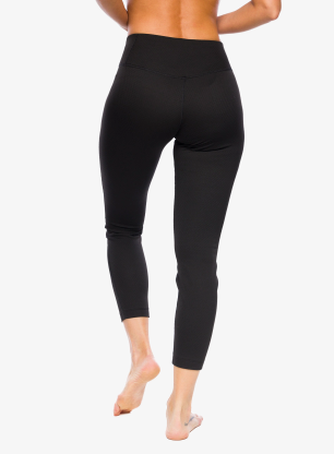 Dámské funkční legíny Patagonia Capilene MW Bottoms - black