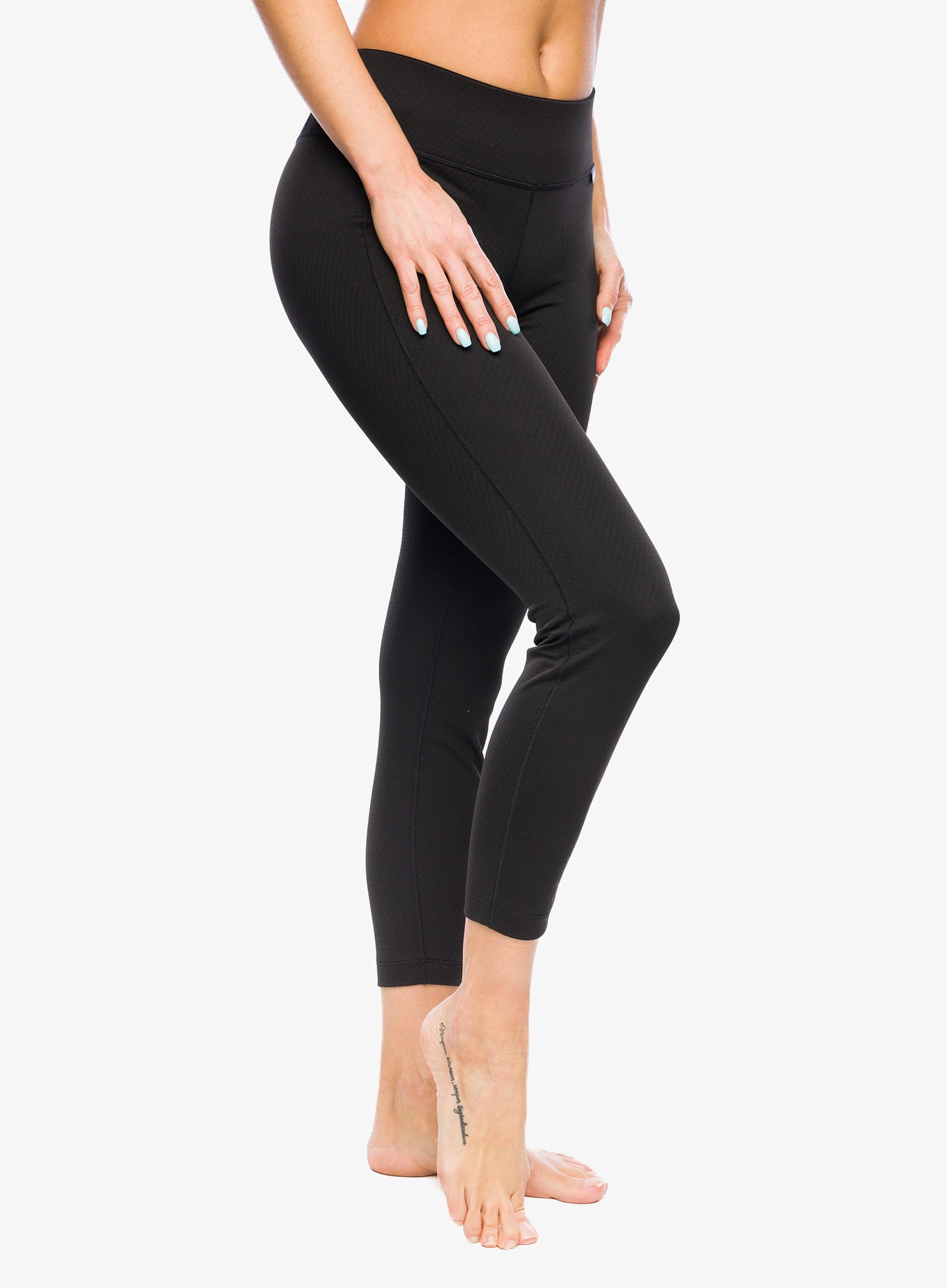 Dámské funkční legíny Patagonia Capilene MW Bottoms - black