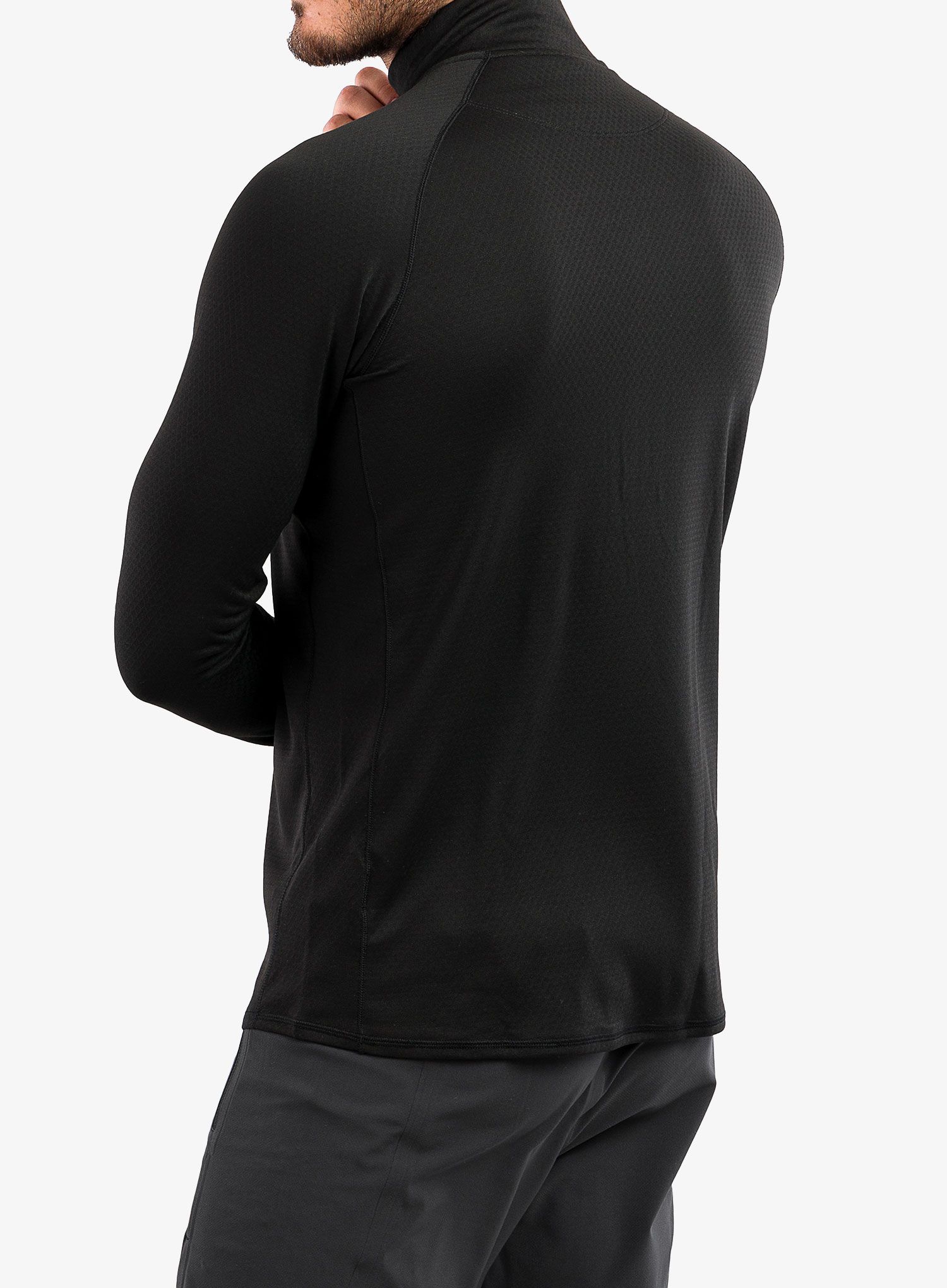 Funkční mikina Patagonia Capilene MW Zip-Neck - black