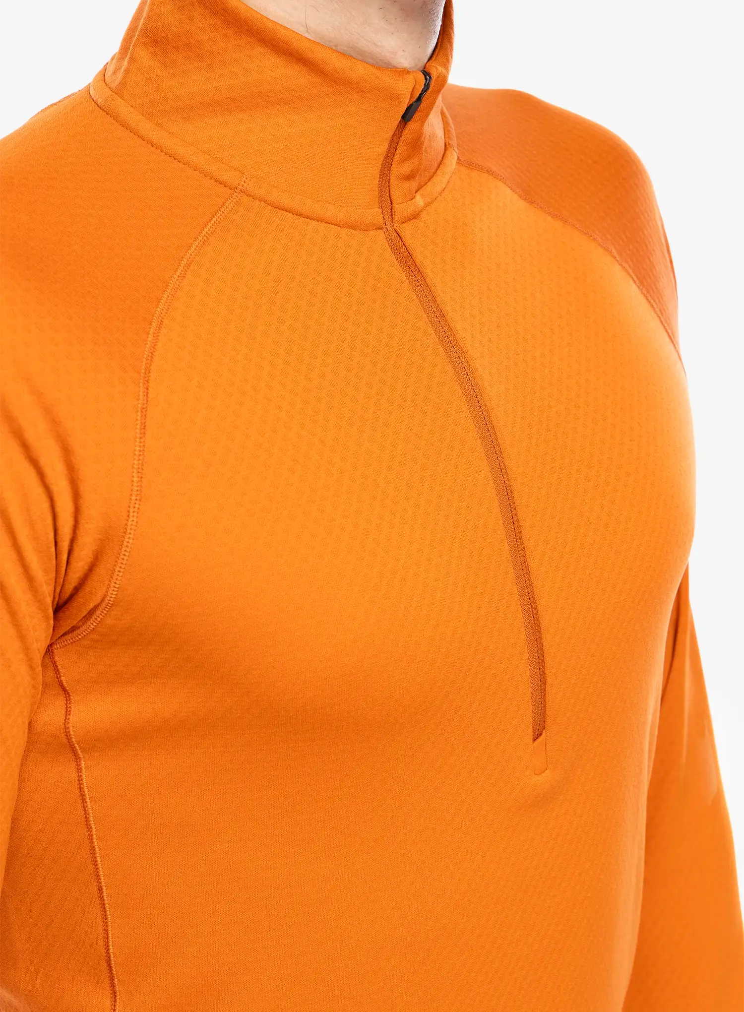 Funkční mikina Patagonia Capilene MW Zip-Neck - redtail rust