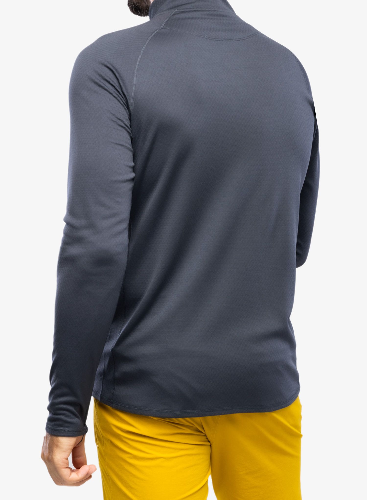 Funkční mikina Patagonia Capilene MW Zip-Neck - smolder blue